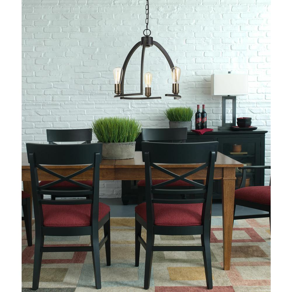 60W X 3 Kinder Metal 3 Light Chandelier (Edison Bulbs Not Included)
