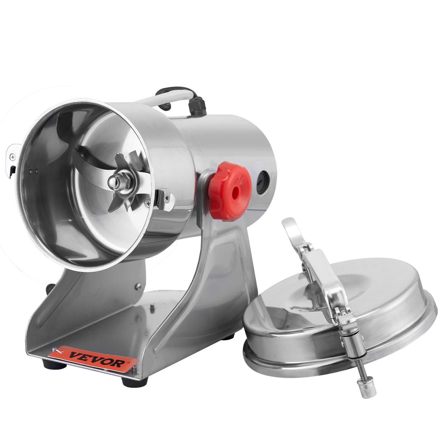 VEVOR 700g Electric Grain Mill Grinder, High Speed 2500W Commercial Spice Grinders, Stainless Steel Pulverizer Powder Machine, for Dry Herbs Grains Spices Cereals Coffee Corn Pepper, Swing Type