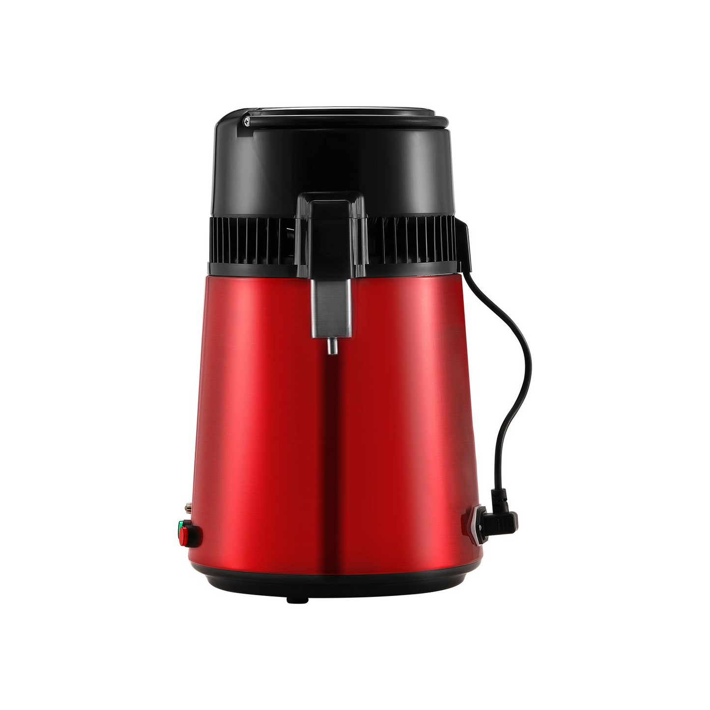 VEVOR Water Distiller, 4L 1.05 Gallon Pure Water Purifier Filter For Home Countertop, 750W Distilled Water Maker, Stainless Steel Interior Distiller Water Making Machine to Make Clean Water, Red