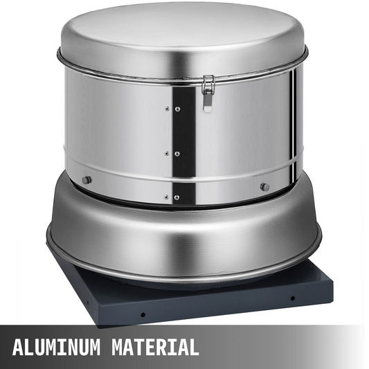 VEVOR 2400 CFM Roof Fan Up-blast Restaurant Exhaust Fan High Speed Direct Drive Up-blast Exhaust Fan 250W