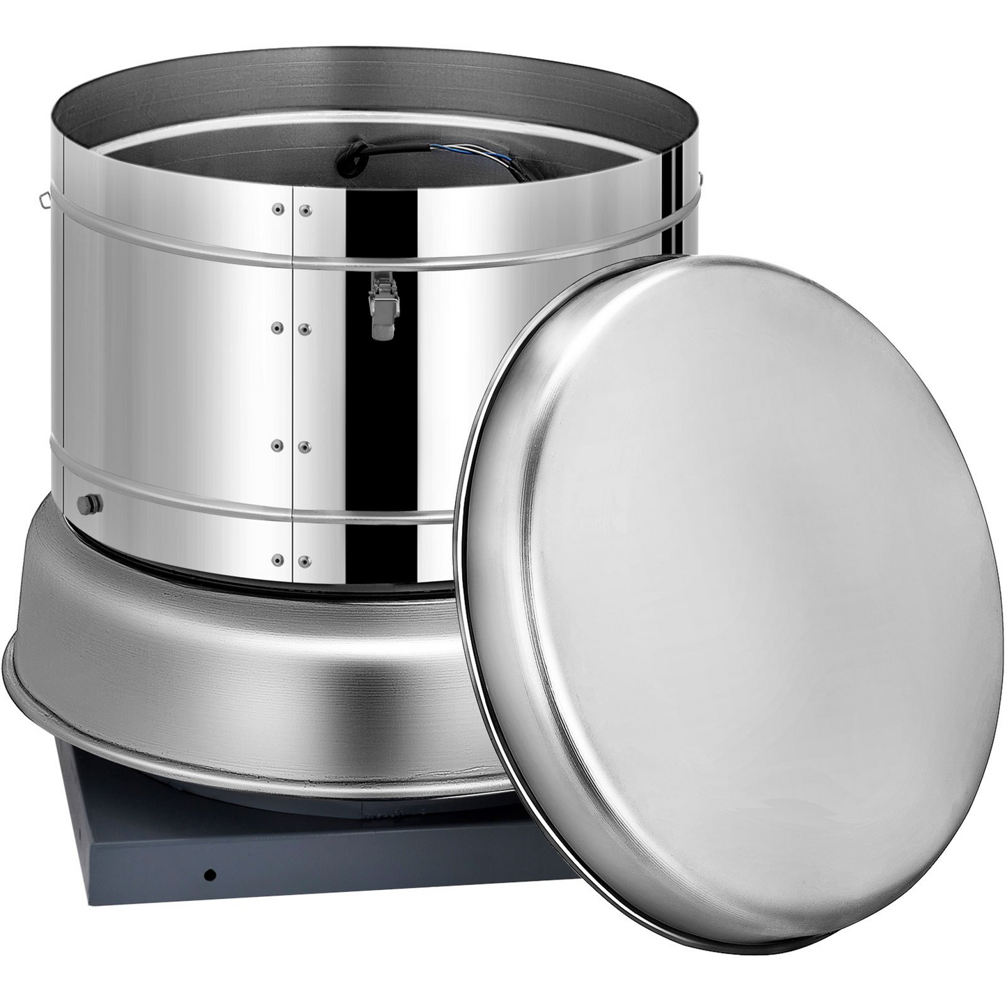 VEVOR 2400 CFM Roof Fan Up-blast Restaurant Exhaust Fan High Speed Direct Drive Up-blast Exhaust Fan 250W