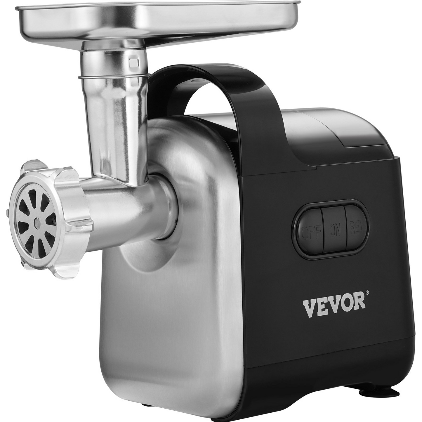 VEVOR Electric Meat Grinder, 6.6 Lb/Min, 550W(2200W MAX) Industrial Meat Mincer with 2 Blade, 3 Grinding Plates, Sausage Maker & Kubbe Kit ABS + Stainless Steel Commercial Meat Grinder, ETL Listed