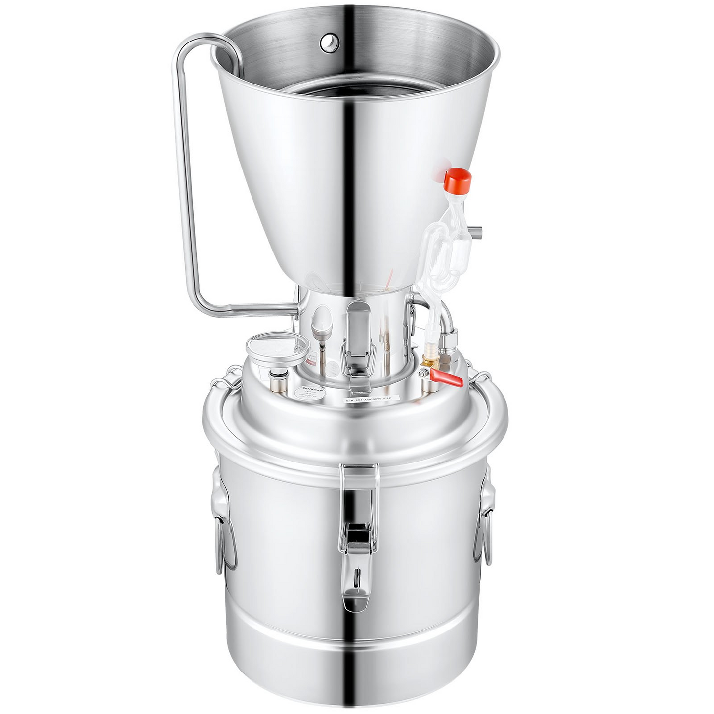 VEVOR 18 Gal Alcohol Distiller Machine Brewing Equipment DIY Whiskey Home Still