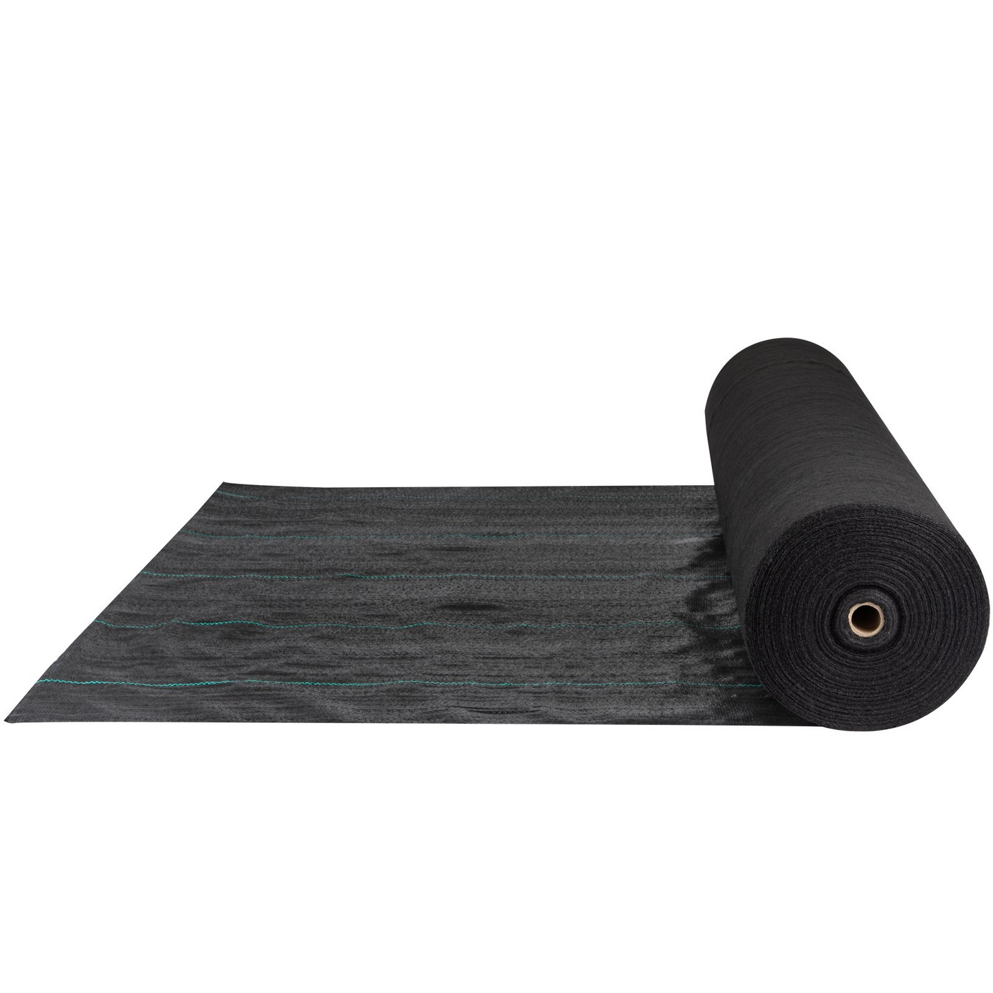VEVOR Weed Barrier Landscape Fabric, 5 x 250 ft, 5 Oz Premium Woven Ground Cover Heavy Duty PP Material & Easy Setup, Single-Layer for Outdoor Garden, Lawn, Driveway, Black