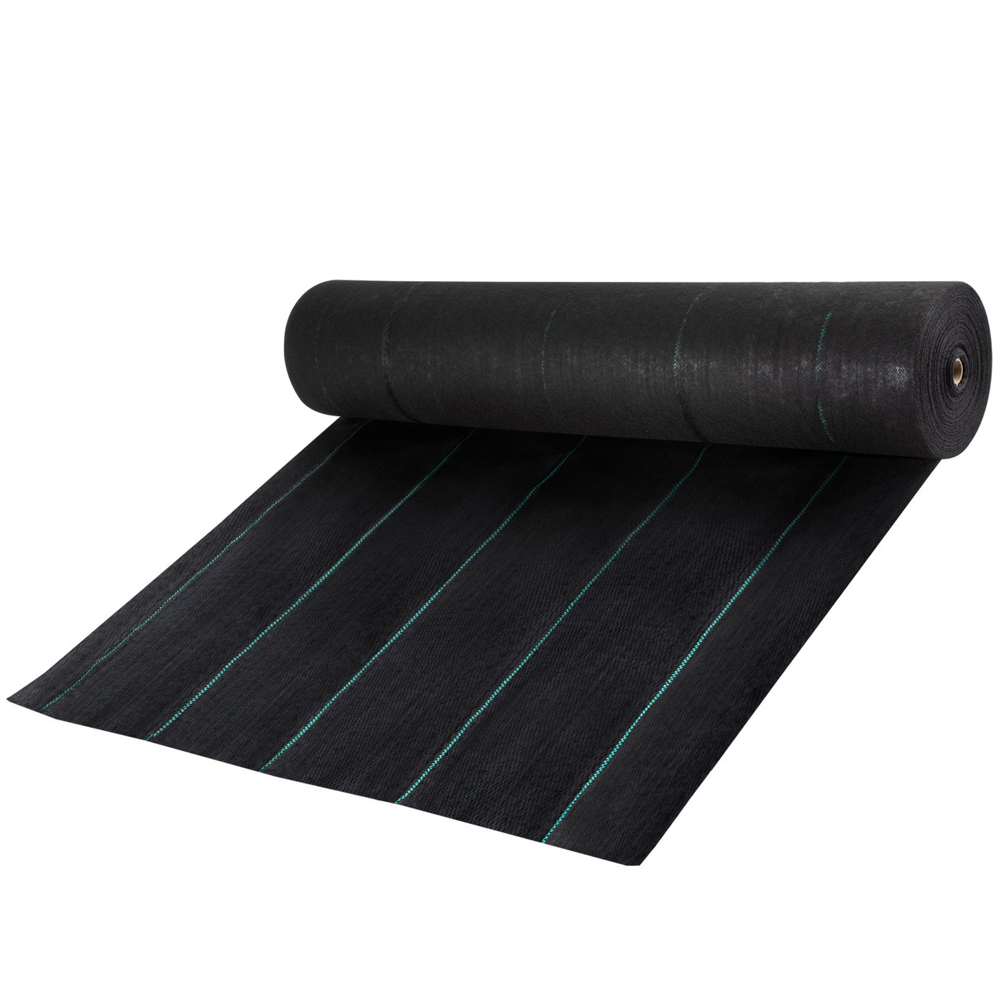 VEVOR Weed Barrier Landscape Fabric, 5 x 250 ft, 5 Oz Premium Woven Ground Cover Heavy Duty PP Material & Easy Setup, Single-Layer for Outdoor Garden, Lawn, Driveway, Black