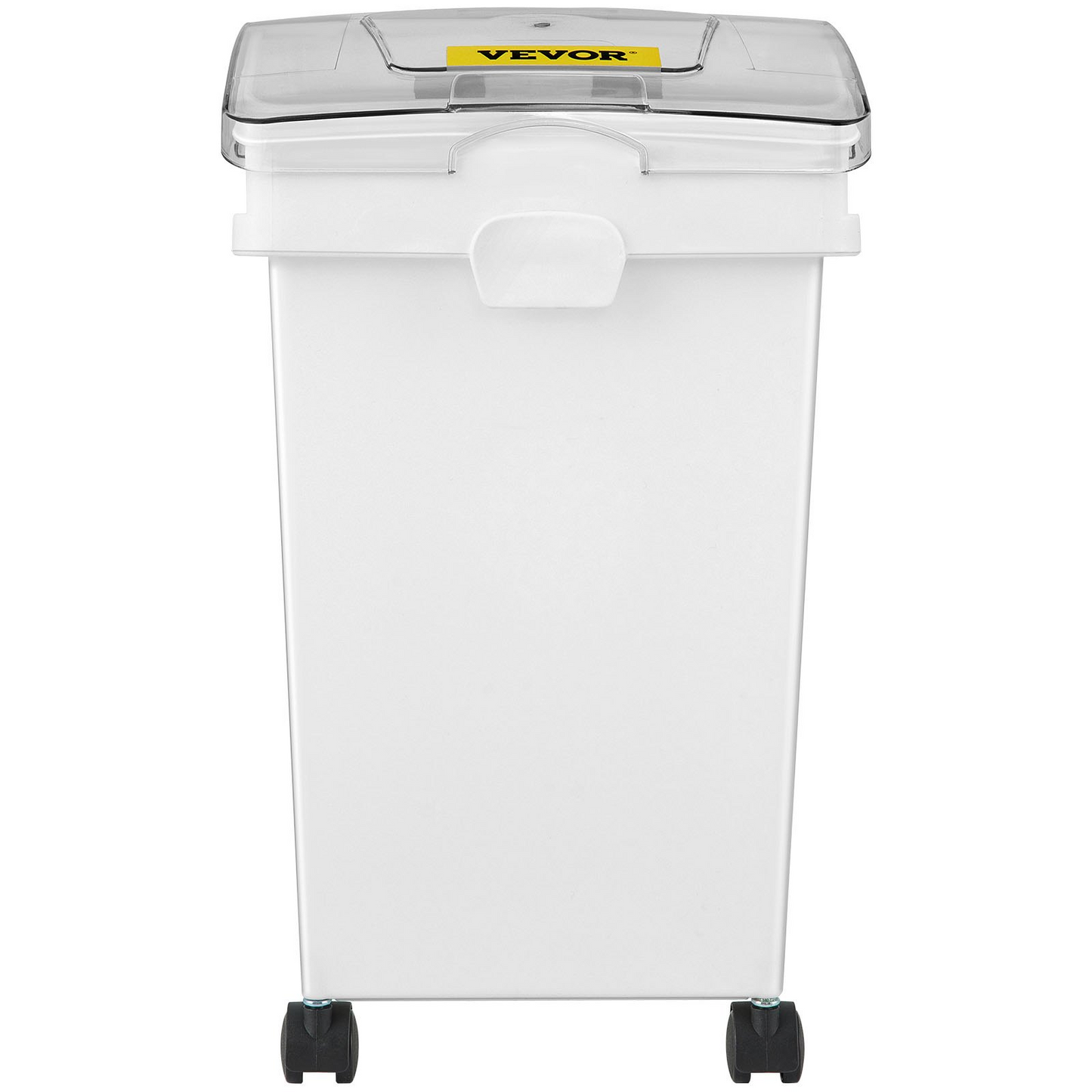 VEVOR Ingredient Bin, 6.6 Gallons Capacity Ingredient Storage Bin, 3 Pcs/Set, PP Material Flour Bins On Wheels, White Shelf Ingredient Bin with Scoop and Sliding Lid, Commercial Storage Bins