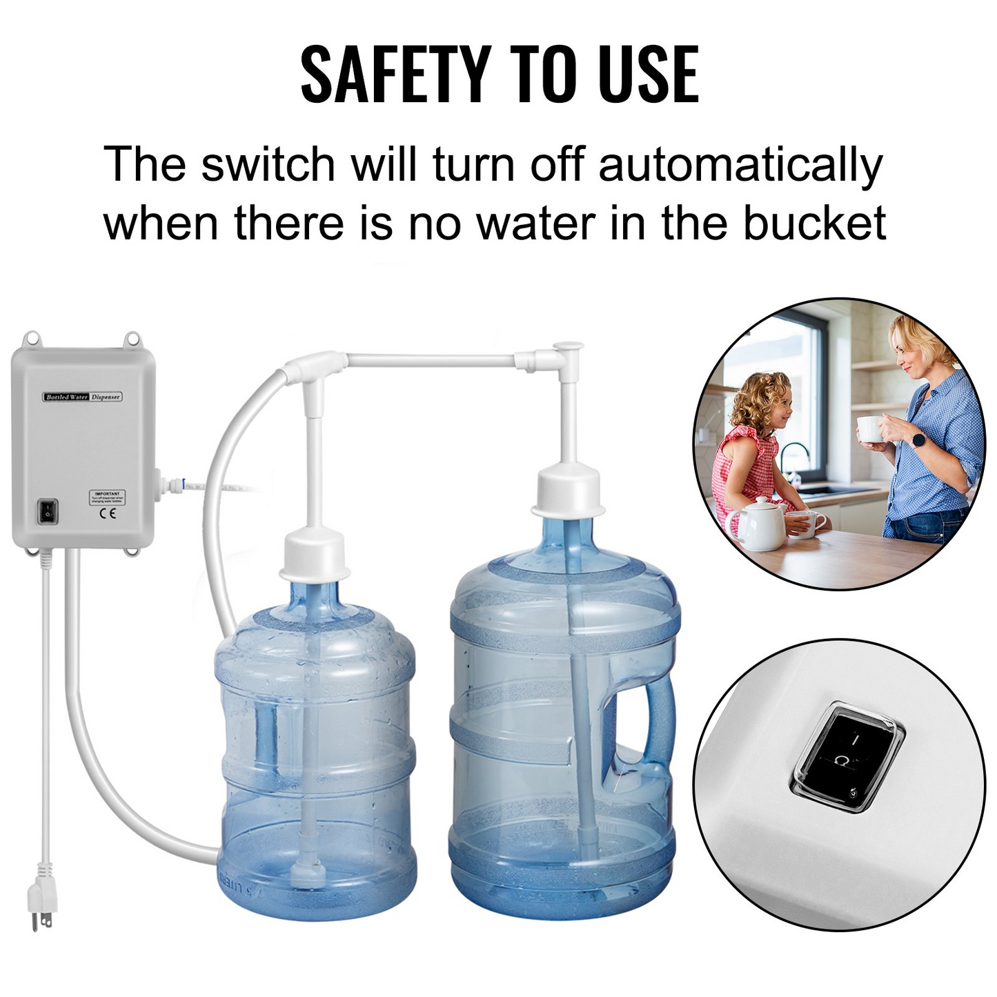 120v Ac Bottled Water Dispensing Pump System Replaces Bunn Flojet -am