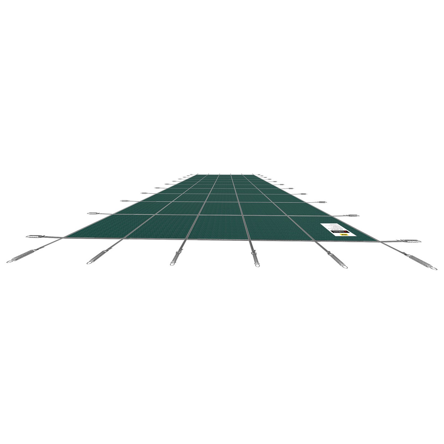 VEVOR Pool Safety Cover, Inground Pool Cover Fit for PP Material, Rectangle Inground Safety Pool Cover Green, Mesh Solid Pool Safety Cover for Swimming Pool Winter Safety Cover (16x36 ft)