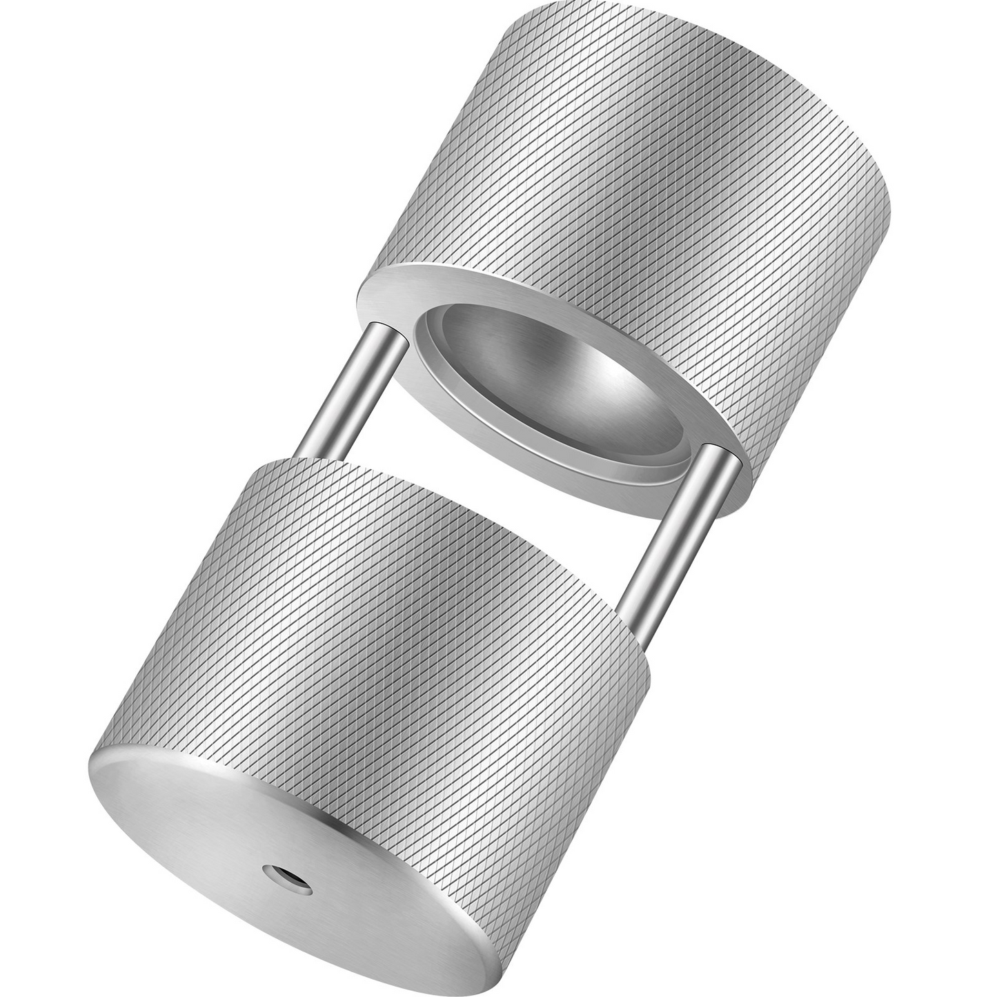 VEVOR Ice Ball Press, 2.4" Ice Ball Maker, Aircraft Al Alloy Ice Ball Press Kit for 60mm Ice Sphere, Ice Press w/Stainless-Steel Clamp Plate, Silver Ice Ball Press Maker for Whiskey, Bourbon, Scotch