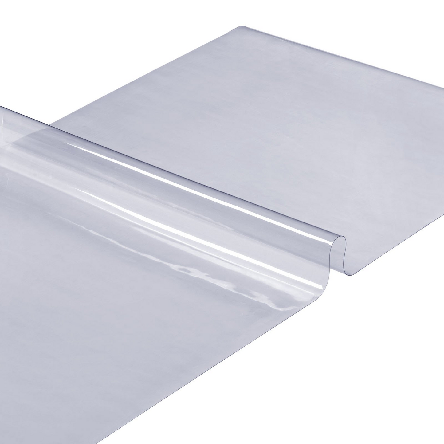 VEVOR Clear Table Cover Protector, 36" x 72" Table Cover, 1.5 mm Thick PVC Plastic Tablecloth, Waterproof Desktop Protector for Writing Desk, Coffee Table, Dining Room Table