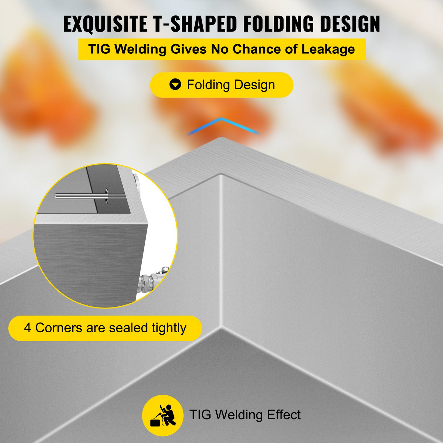 VEVOR Maple Syrup Evaporator Pan 48x24x19 Inch Stainless Steel Maple Syrup Boiling Pan with Valve and Thermometer and Divided Pan and Feed Pan