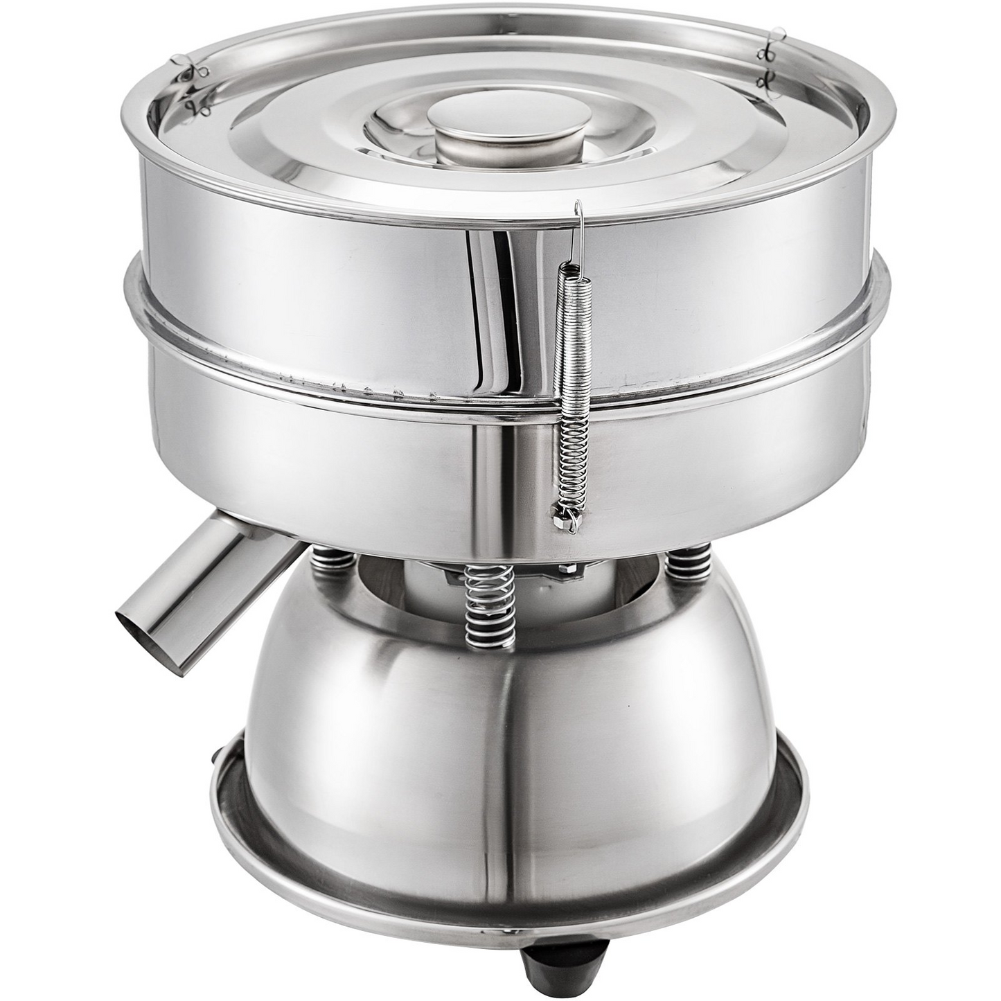 VEVOR Automatic Sieve Shaker Included 40 Mesh + 60 Mesh Flour Sifter Electric Vibrating Sieve Machine 110V 50W Sifter Shaker Machine 1150 r/min for Flours, Herbal Powder
