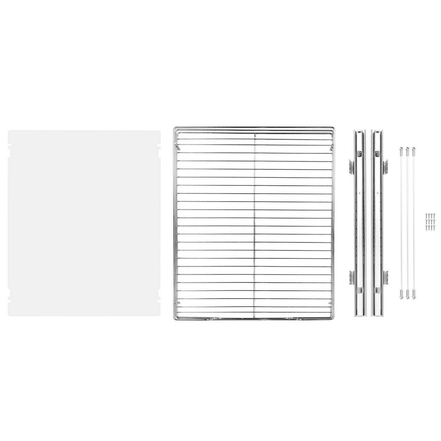 VEVOR 14"W x 21"D Pull Out Cabinet Organizer, Heavy Duty Slide Out Pantry Shelves, Chrome-Plated Steel Roll Out Drawers, Sliding Drawer Storage for Home, Inside Kitchen Cabinet, Bathroom, Under Sink