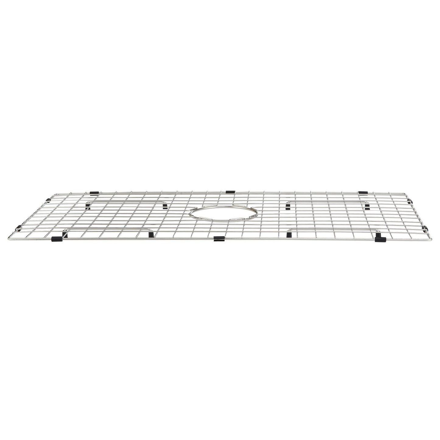 VEVOR Sink Protector Grid, 28.5"x15.6" Stainless Steel Sink Grates, Centered Drain Sink Grates with R20 Corner Radius, Large Sink Bottom Grids, Universal Bowl Rack Sink Accessories For Kitchen Sink