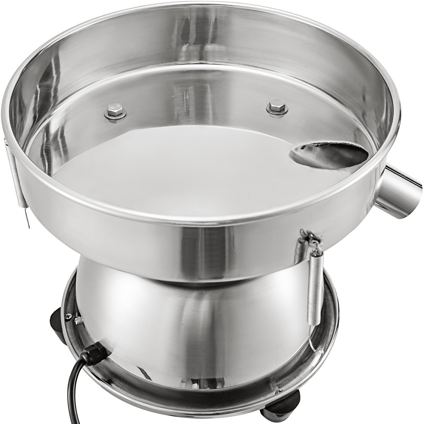 VEVOR Automatic Sieve Shaker Included 40 Mesh + 60 Mesh Flour Sifter Electric Vibrating Sieve Machine 110V 50W Sifter Shaker Machine 1150 r/min for Flours, Herbal Powder