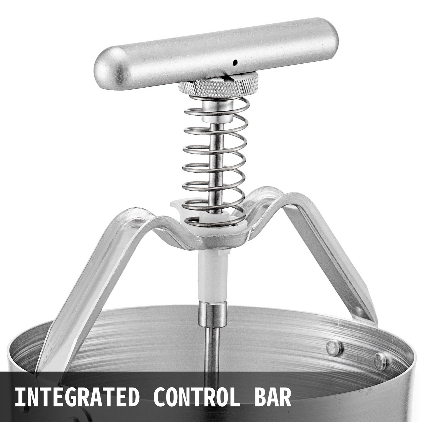 VEVOR Donut Depositor 5L Capacity Donut Dropper Hopper Food-Grade Aluminum Manual Donut Dispenser 6 Adjustable Thicknesses Donut Hopper with Stand Donut Batter Dispenser for Home & Commercial Use