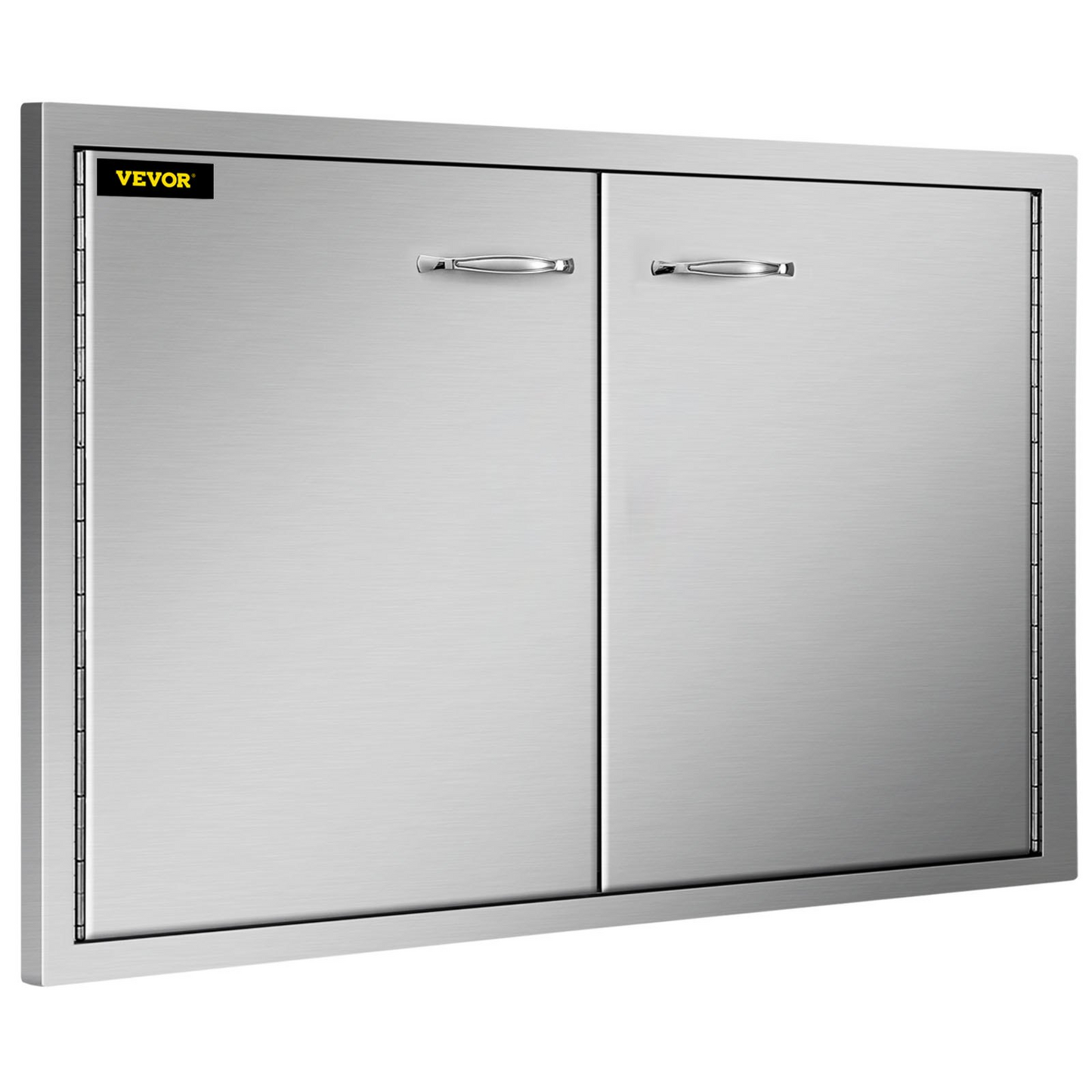 VEVOR BBQ Access Door 33W x 22H Inch, Double BBQ Door Stainless Steel, Outdoor Kitchen Doors for BBQ Island, Grilling Station, Outside Cabinet