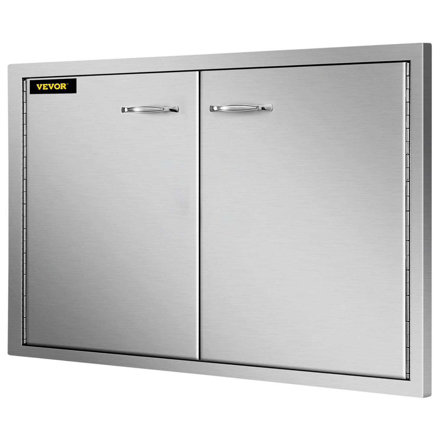 VEVOR BBQ Access Door 33W x 22H Inch, Double BBQ Door Stainless Steel, Outdoor Kitchen Doors for BBQ Island, Grilling Station, Outside Cabinet