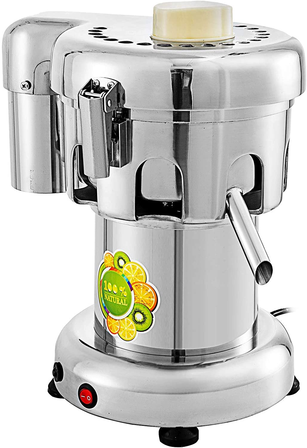 VEVOR Commercial Juice Extractor Heavy Duty Juicer Aluminum Casting and Stainless Steel Constructed Centrifugal Juice Extractor Juicing both Fruit and Vegetable