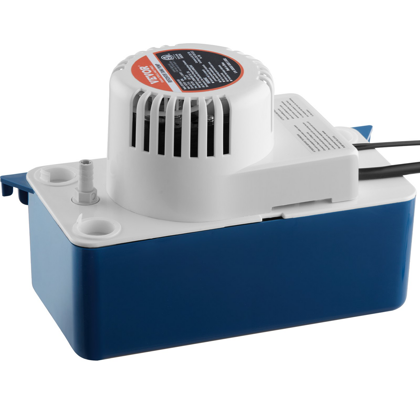 VEVOR Condensate Removal Pump, 1/50 HP, 65 GPH, 15 ft Lift, 115V Automatic AC Condensation Pump with Safety Switch & 20' Tubing for Air Conditioner, Dehumidifier, HVAC, Furnace, Ice Maker Water Drain
