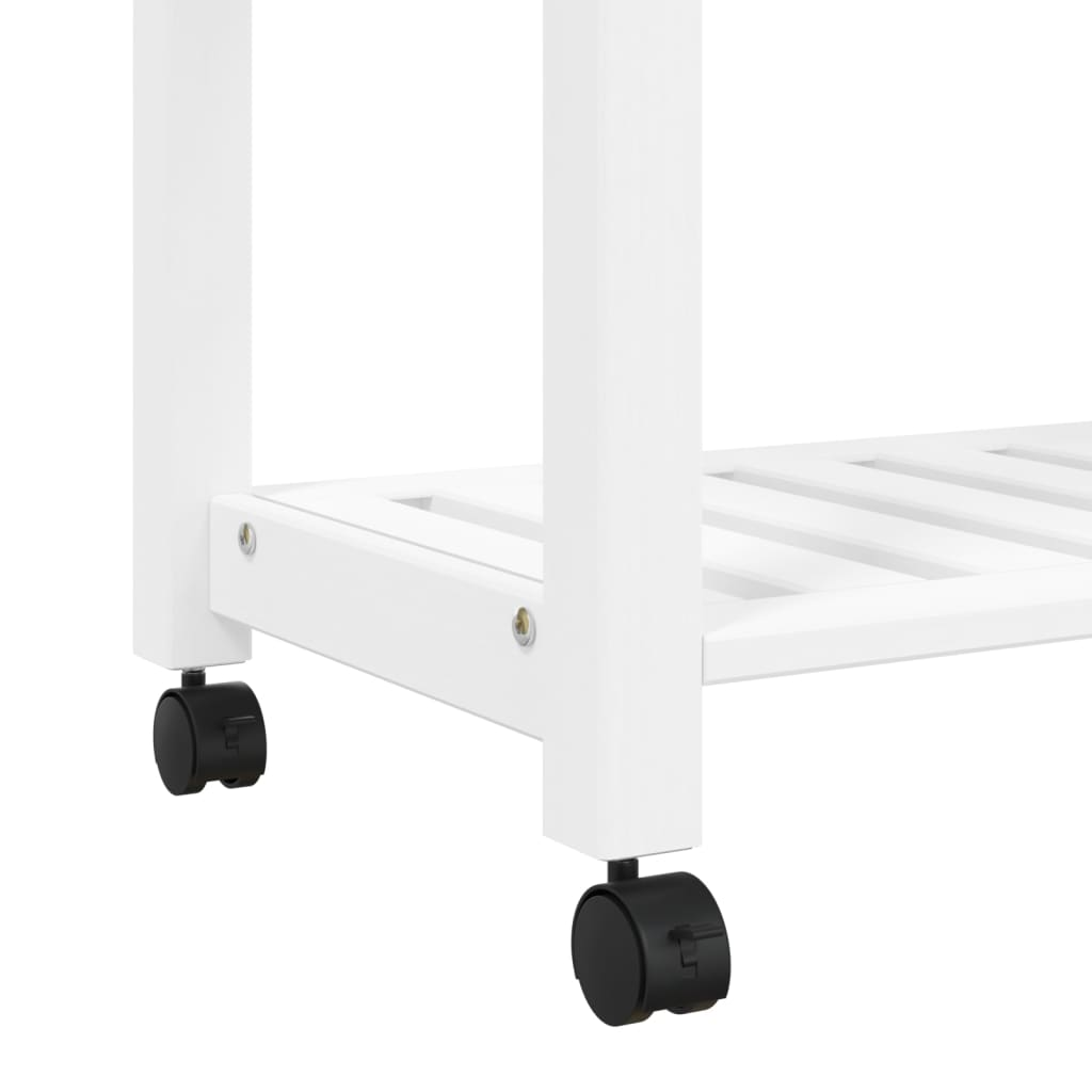 vidaXL Kitchen Trolley MONZA 33.1"x15.7"x35.4" Solid Wood Pine