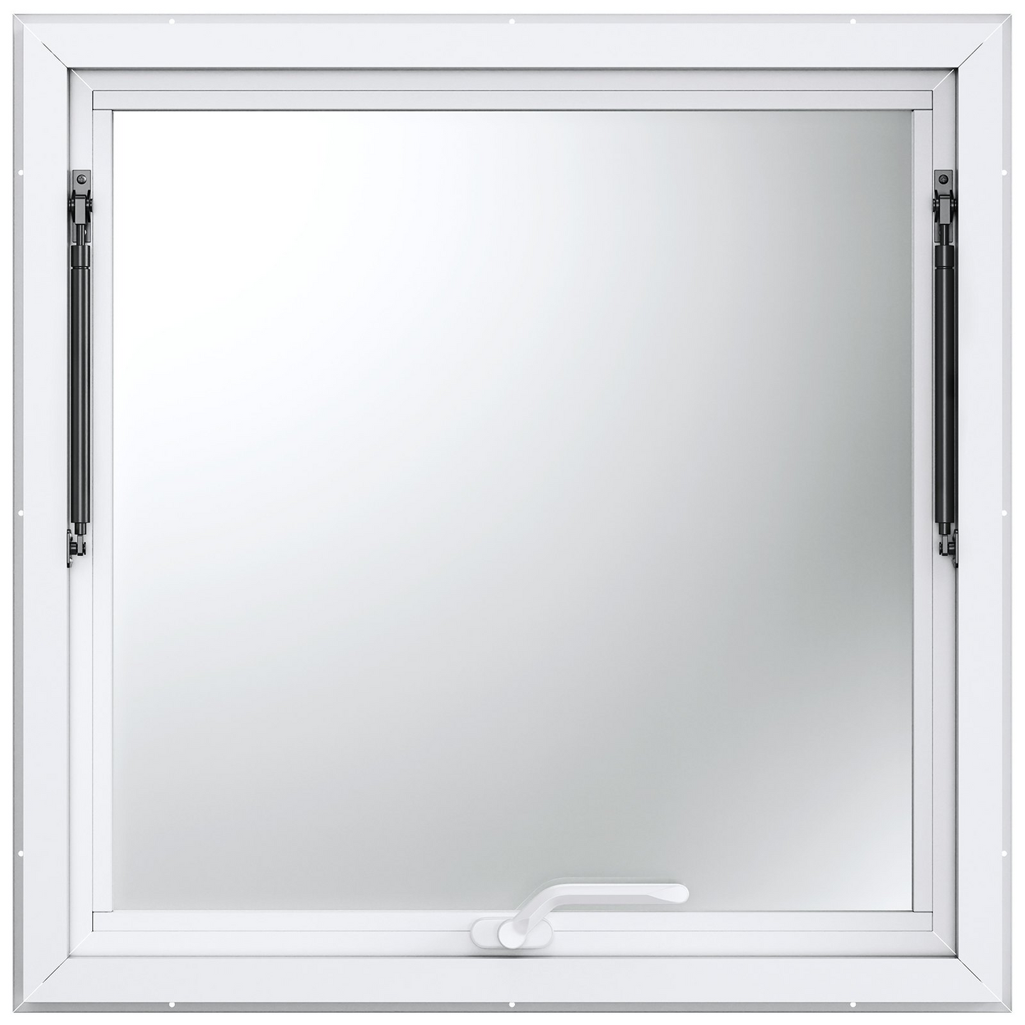 VEVOR Concession Window 36"x36", Aluminum Alloy Food Truck Service Window with Awning Door & Drag Hook, Up to 85 Degrees Stand Serving Window for Food Trucks Concession Trailers, Glass Not Included