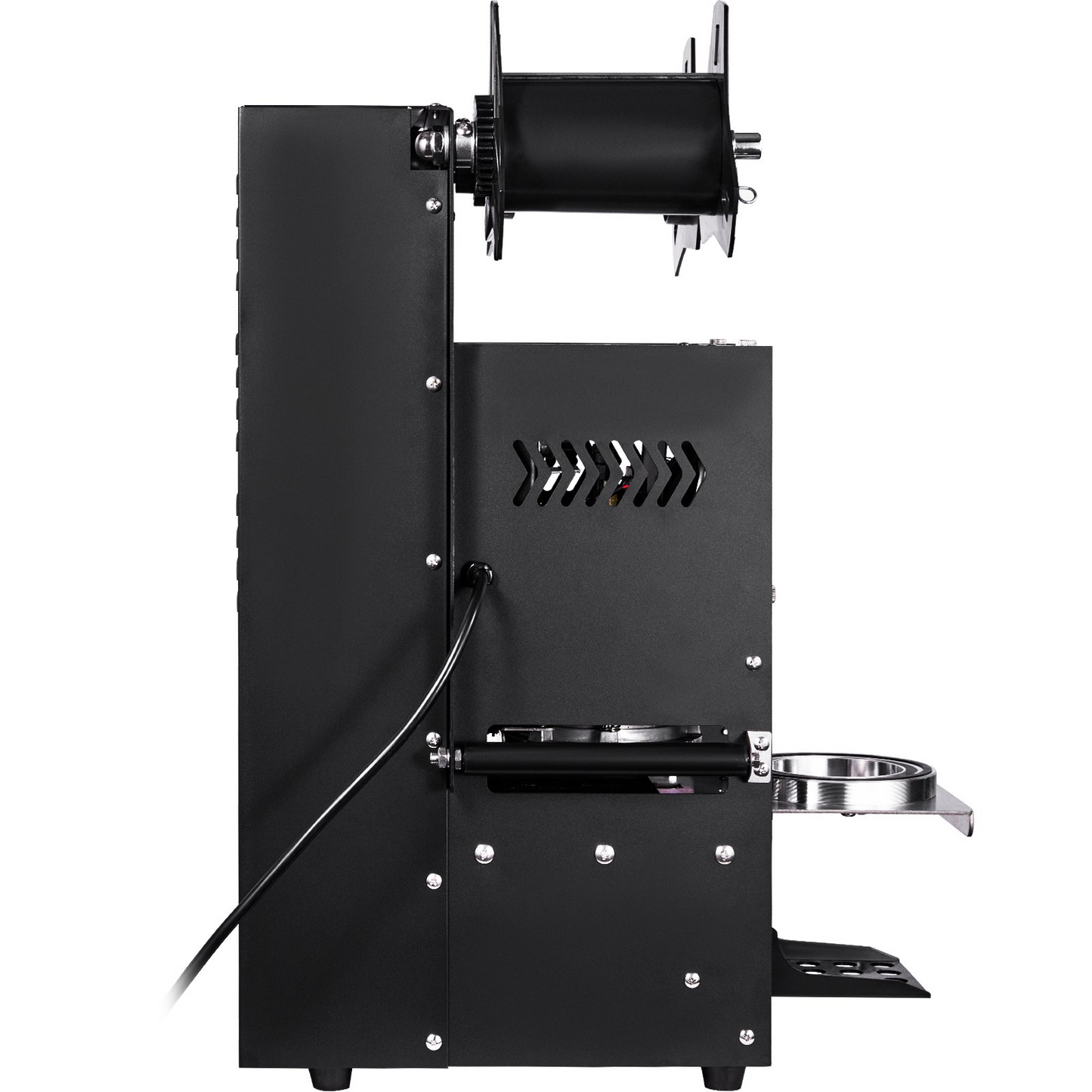 VEVOR Fully Automatic Cup Sealing Machine, 500-650 Cups/H, Cup Sealer Machine for 180 mm Tall & 90/95 mm Cup, Electric Boba Tea Sealer with Digital Control LCD Panel for Bubble Milk Tea Coffee, Black