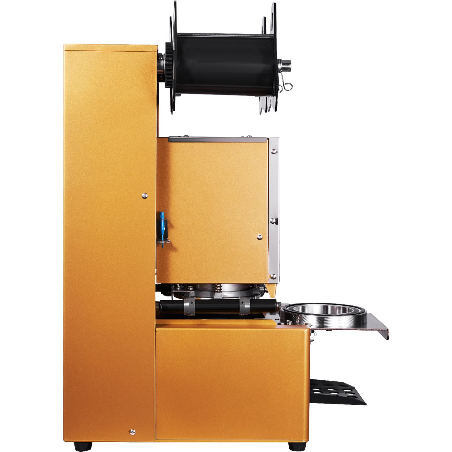 VEVOR Fully Automatic Cup Sealing Machine, 500-650 Cups/H, Cup Sealer Machine for 190 mm Tall & 90/95 mm Cup, Electric Boba Tea Sealer with Digital Control LCD Panel for Bubble Milk Tea Coffee, Gold