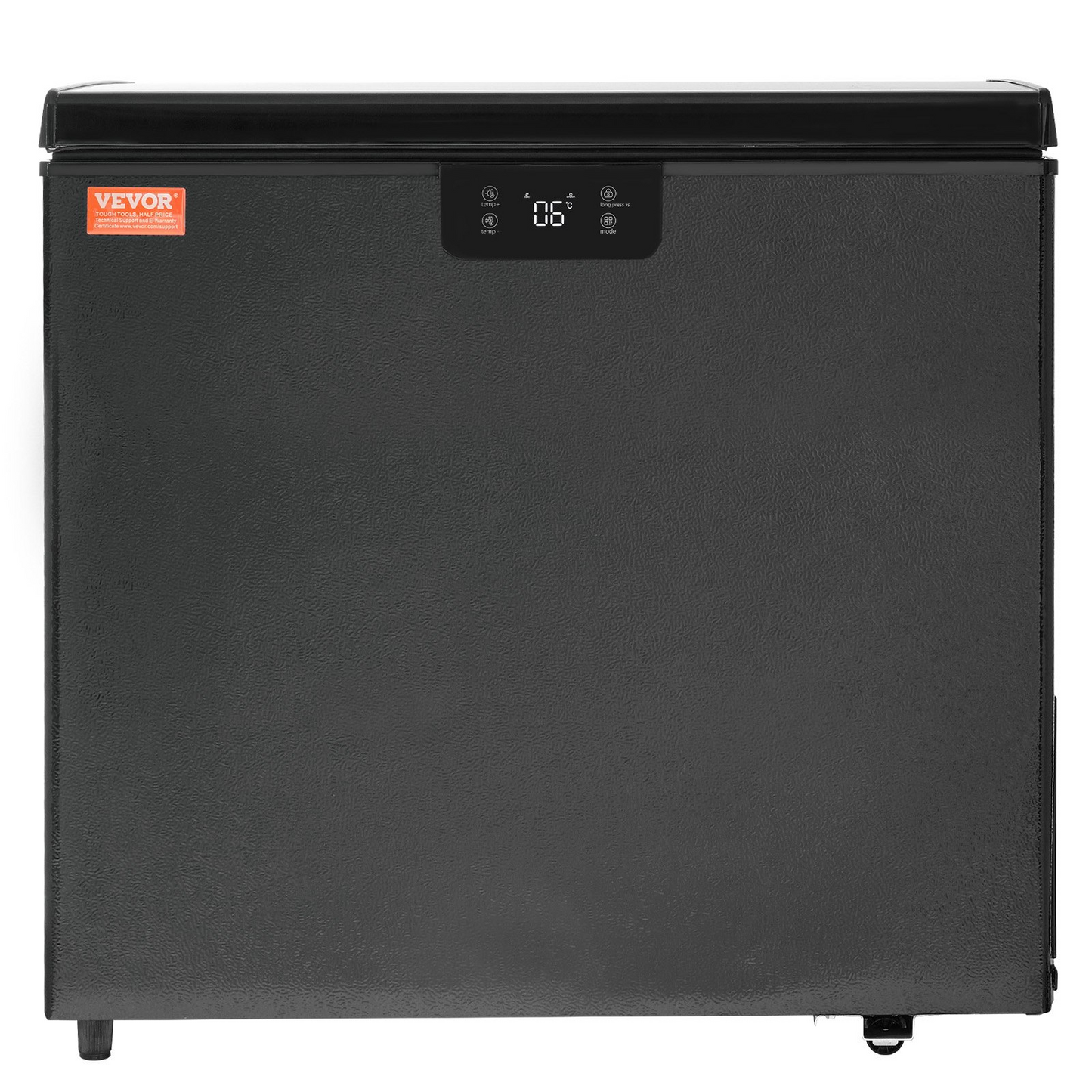 VEVOR Chest Freezer, 5.4 Cu.ft / 153 L Compact Deep Freezer, Free Standing Top Open Door Compact Freezers with 2 Removable Baskets & Adjustable Thermostat, Energy Saving & Low Noise, Black