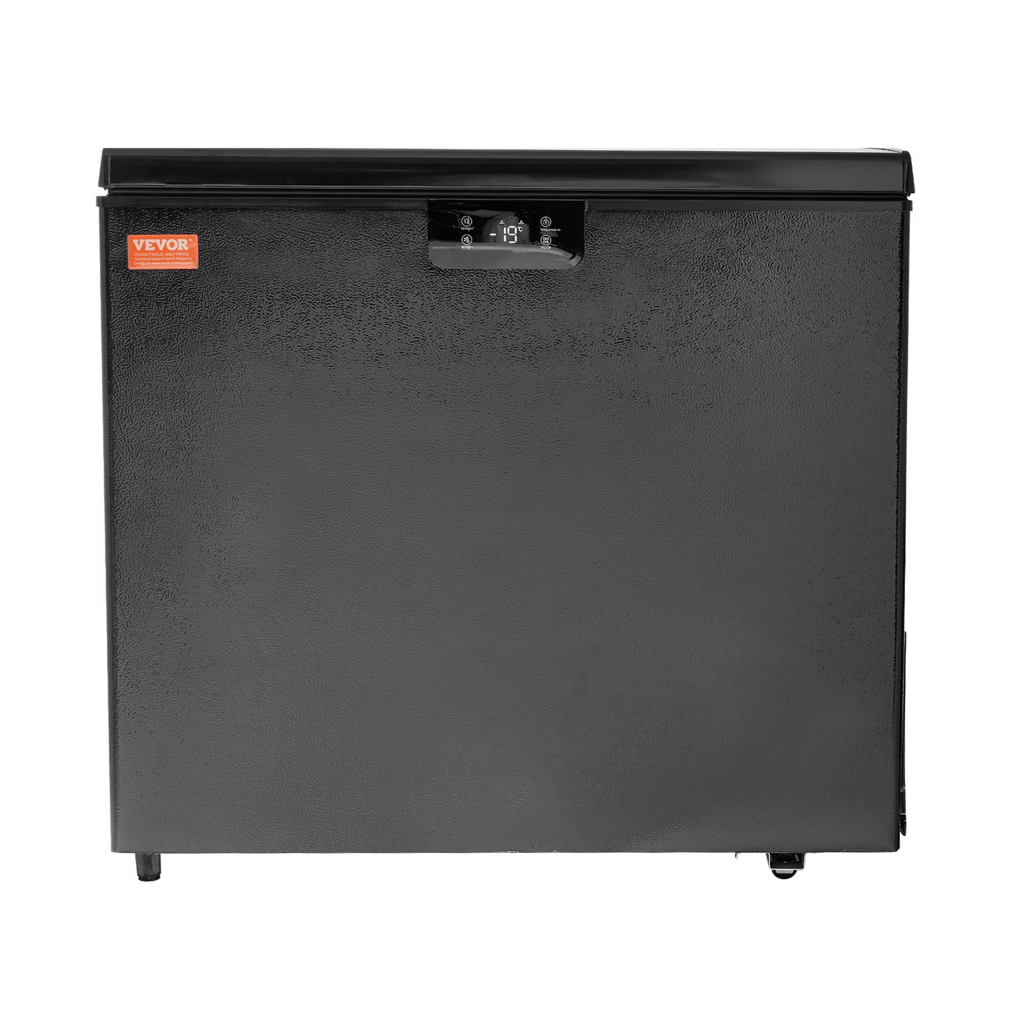 VEVOR Chest Freezer, 7 Cu.ft / 198 L Compact Deep Freezer, Free Standing Top Open Door Compact Freezers with 2 Removable Baskets & Adjustable Thermostat, Energy Saving & Low Noise, Black