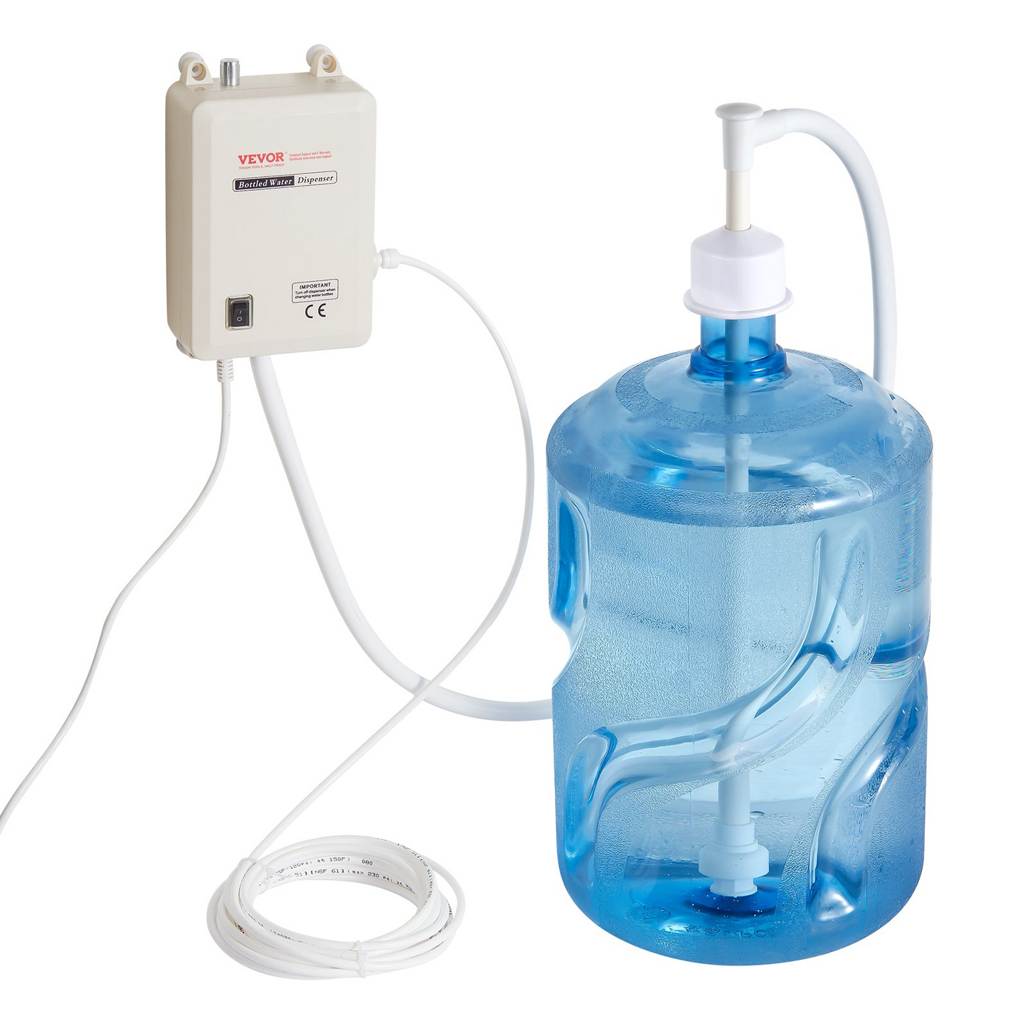 VEVOR 5 Gallon Bottled Water Dispenser Pump System Water Dispensing Jug Pump