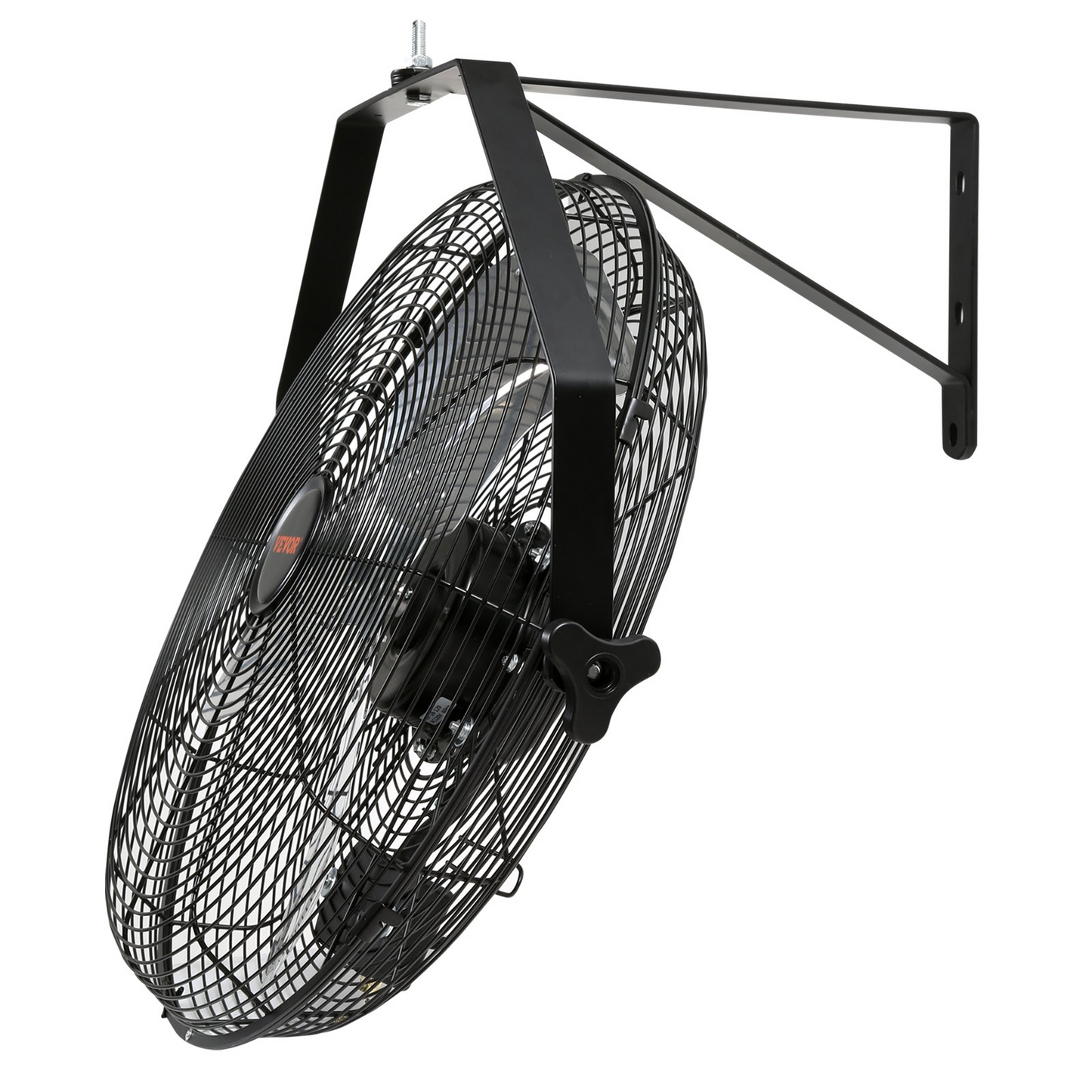 VEVOR Wall Mount Fan, 2 PCS 18 inch Manual 360-Degree Tilt Adjustment, 3-speed High Velocity Max. 4000 CFM Industrial Wall Fan for Indoor, Commercial, Warehouse, Workshop, Basement, Garage