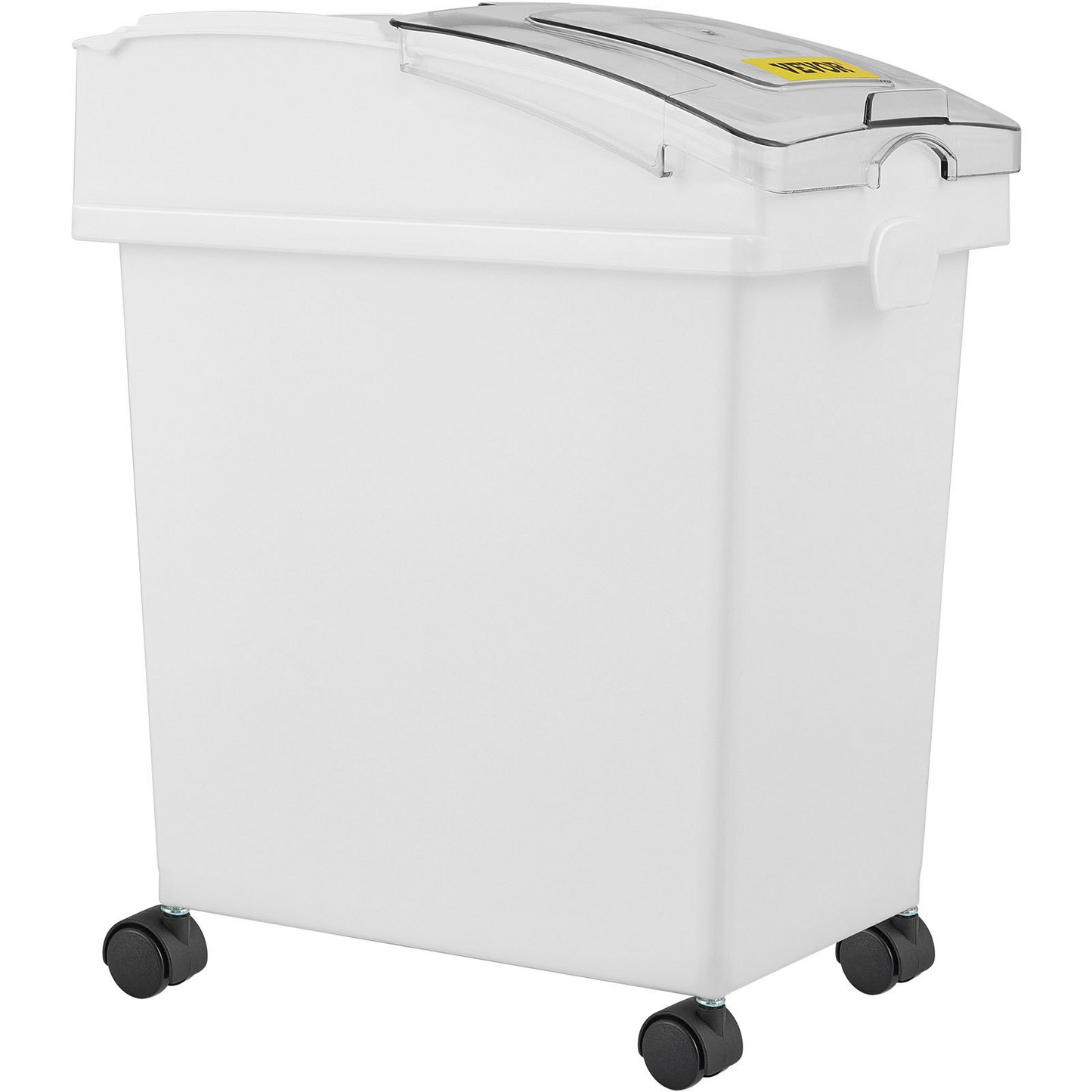 VEVOR Ingredient Bin, 6.6 Gallons Capacity Ingredient Storage Bin, 3 Pcs/Set, PP Material Flour Bins On Wheels, White Shelf Ingredient Bin with Scoop and Sliding Lid, Commercial Storage Bins