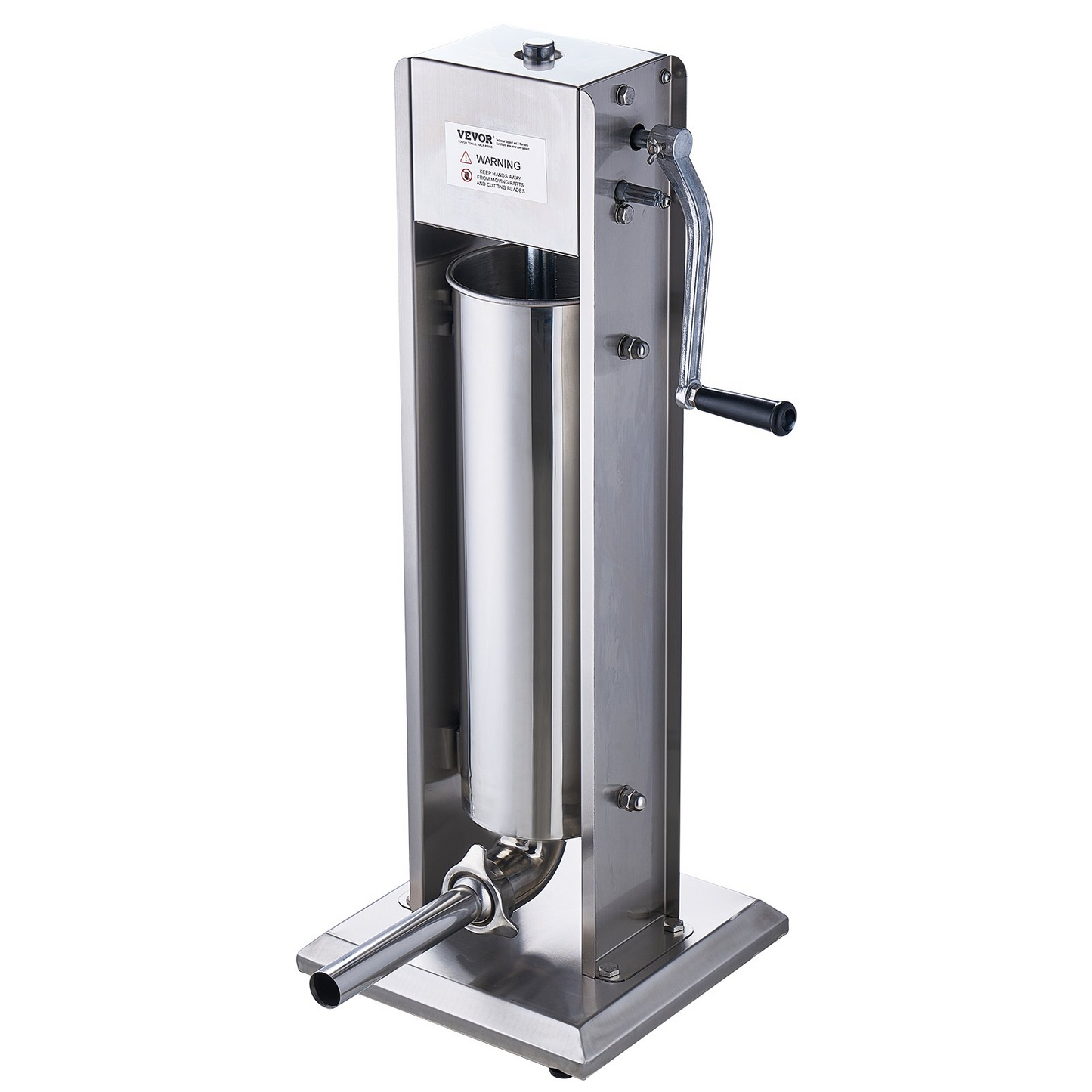 VEVOR Manual Sausage Stuffer 7 L Vertical Sausage Machine 304 Stainless Steel