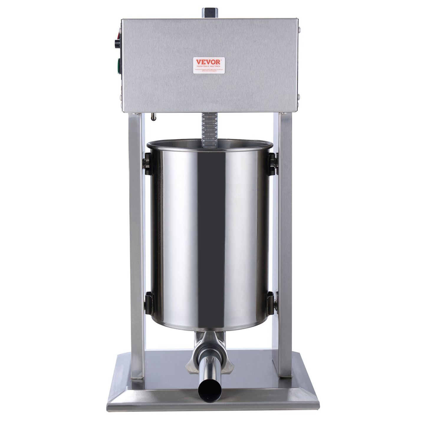 VEVOR Electric Sausage Stuffer 12 L Vertical Meat Stuffer 304 Stainless Steel