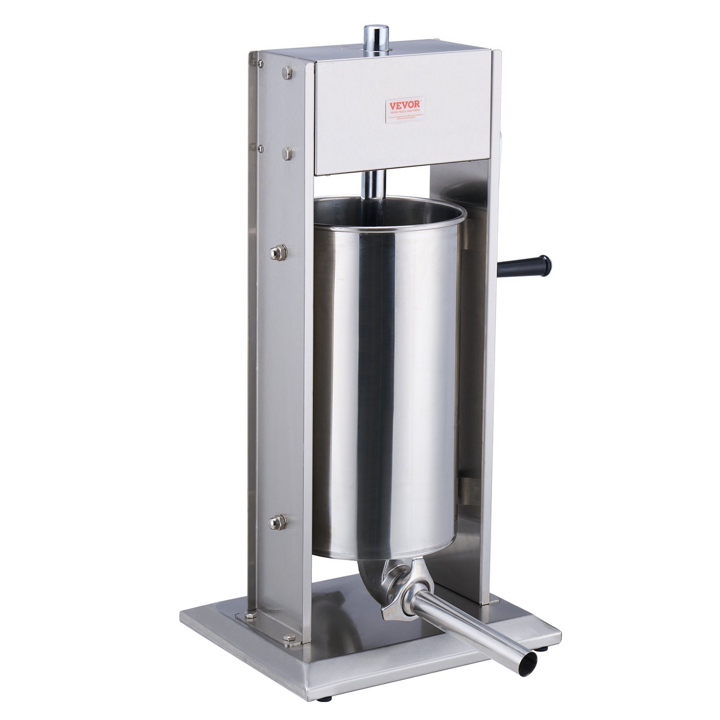 VEVOR Manual Sausage Stuffer 15 L Vertical Sausage Machine 304 Stainless Steel