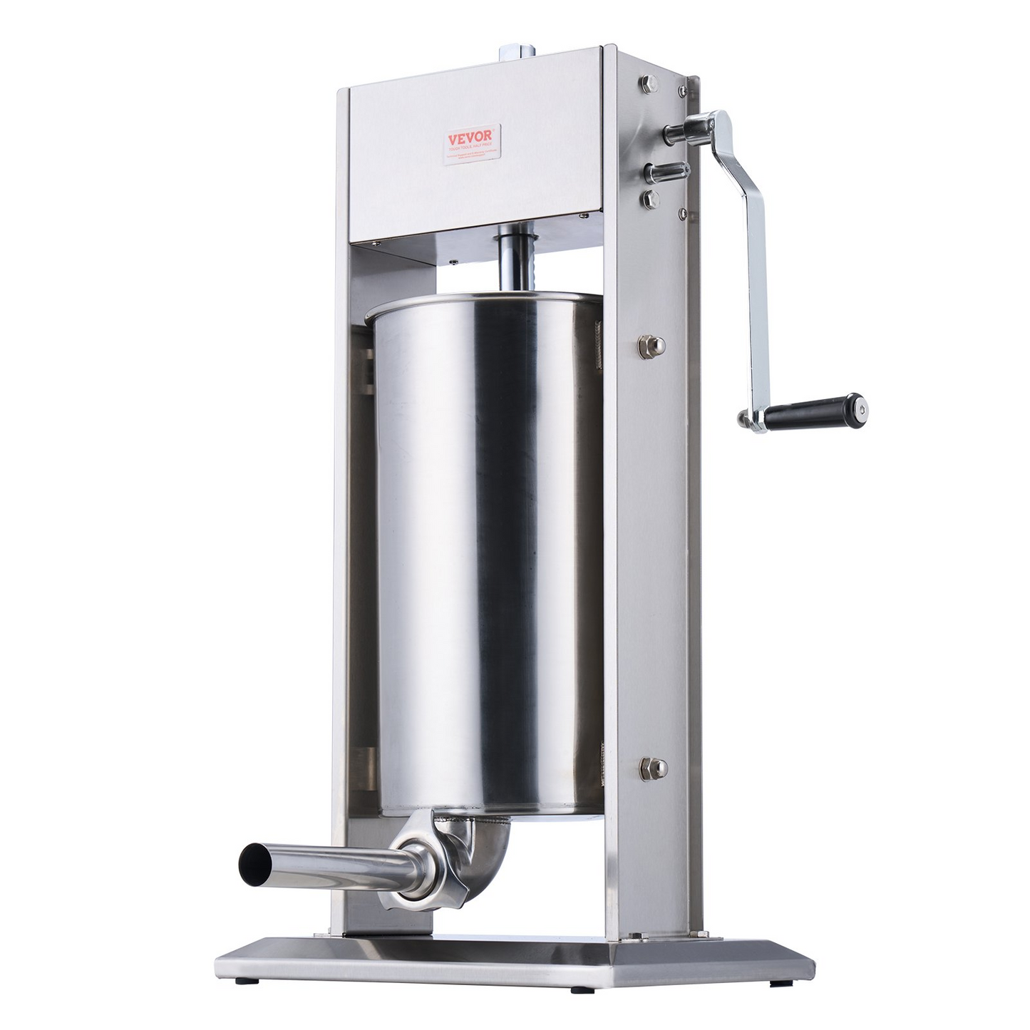 VEVOR Manual Sausage Stuffer 15 L Vertical Sausage Machine 304 Stainless Steel