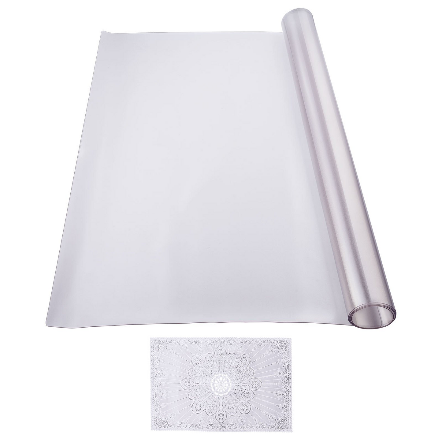 VEVOR PVC Table Protector 36x60 Inch Frosted Plastic Desk Protector 1.5mm Thick