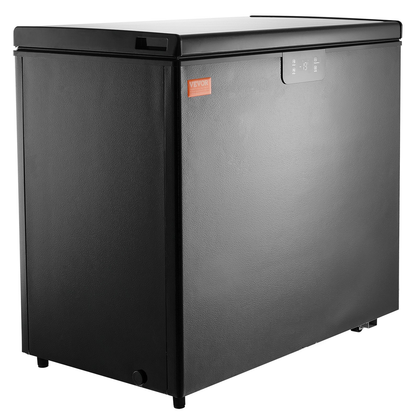 VEVOR Chest Freezer, 5.4 Cu.ft / 153 L Compact Deep Freezer, Free Standing Top Open Door Compact Freezers with 2 Removable Baskets & Adjustable Thermostat, Energy Saving & Low Noise, Black