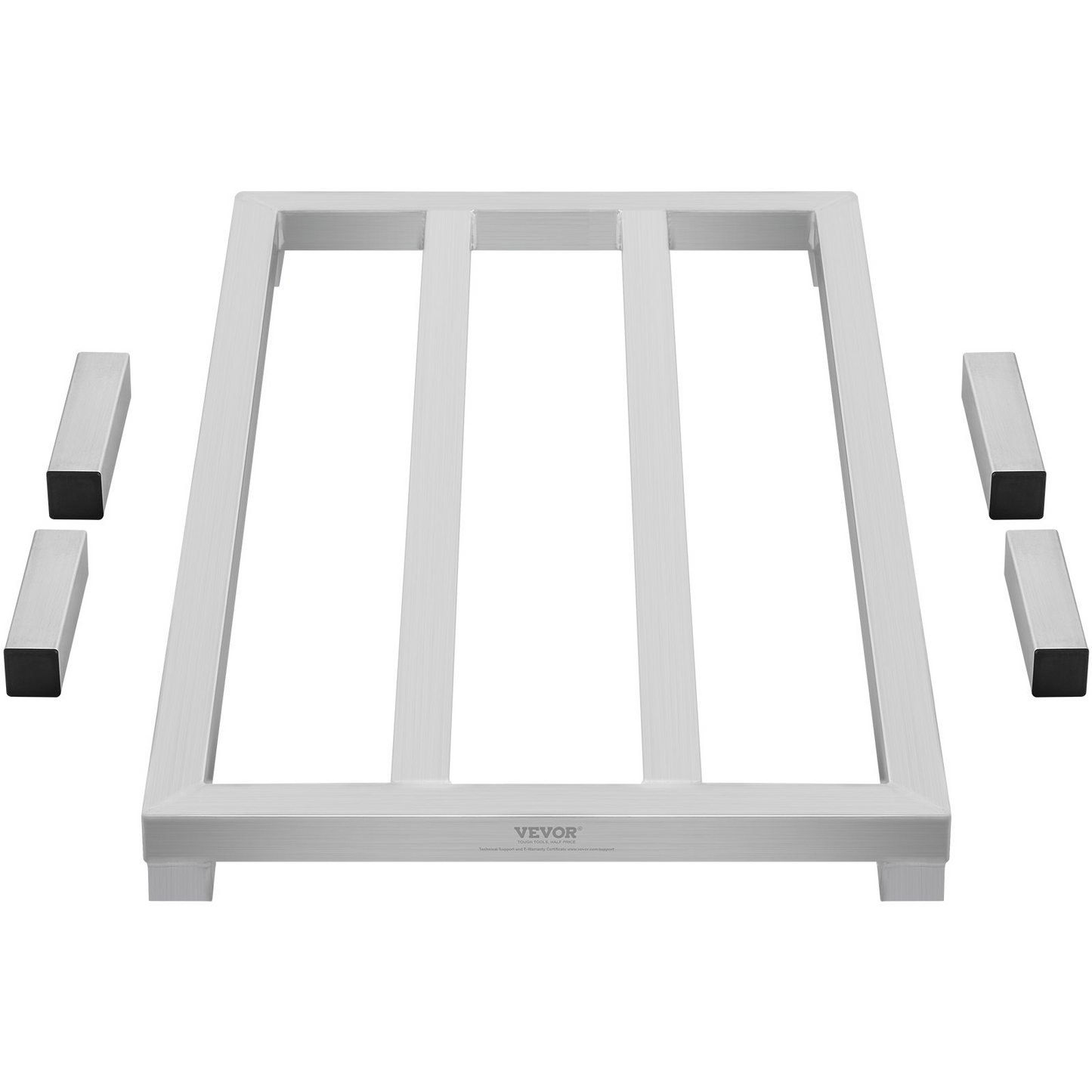 VEVOR Aluminum Dunnage Rack Stationary Dunnage Rack 36” x 20” x 8” Storage Rack