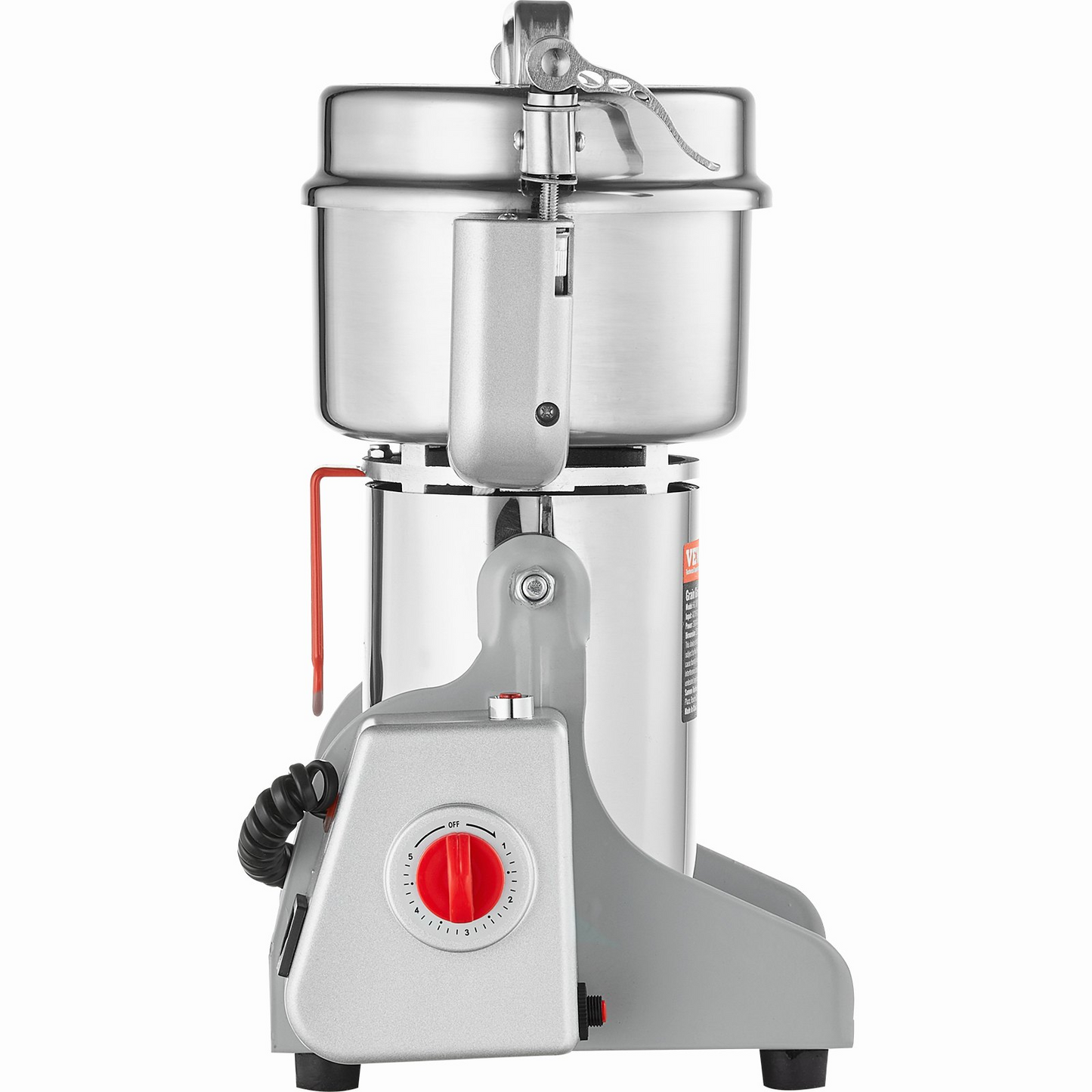 VEVOR 500g Commercial Spice Grinder Electric Grain Mill Grinder High Speed