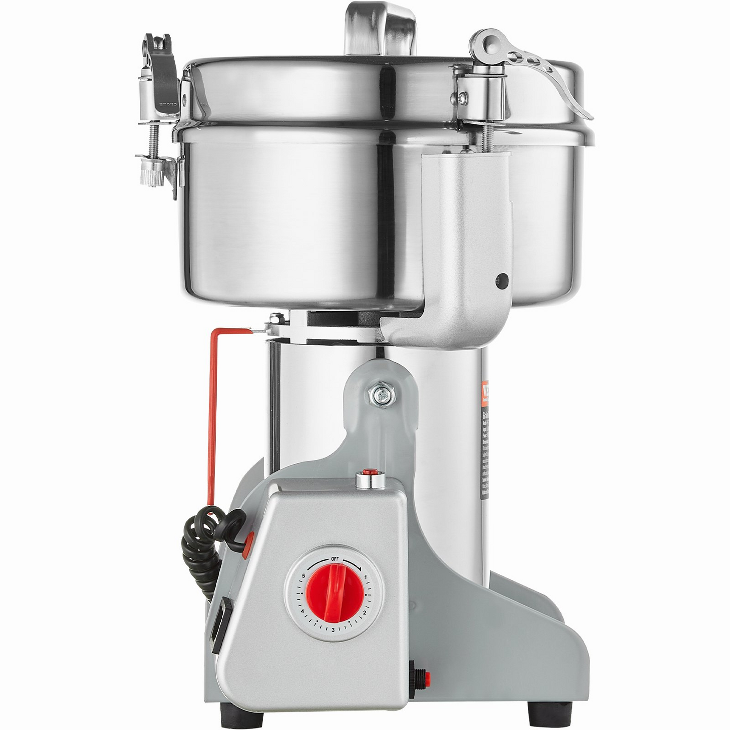 VEVOR 2000g Commercial Spice Grinder Electric Grain Mill Grinder High Speed