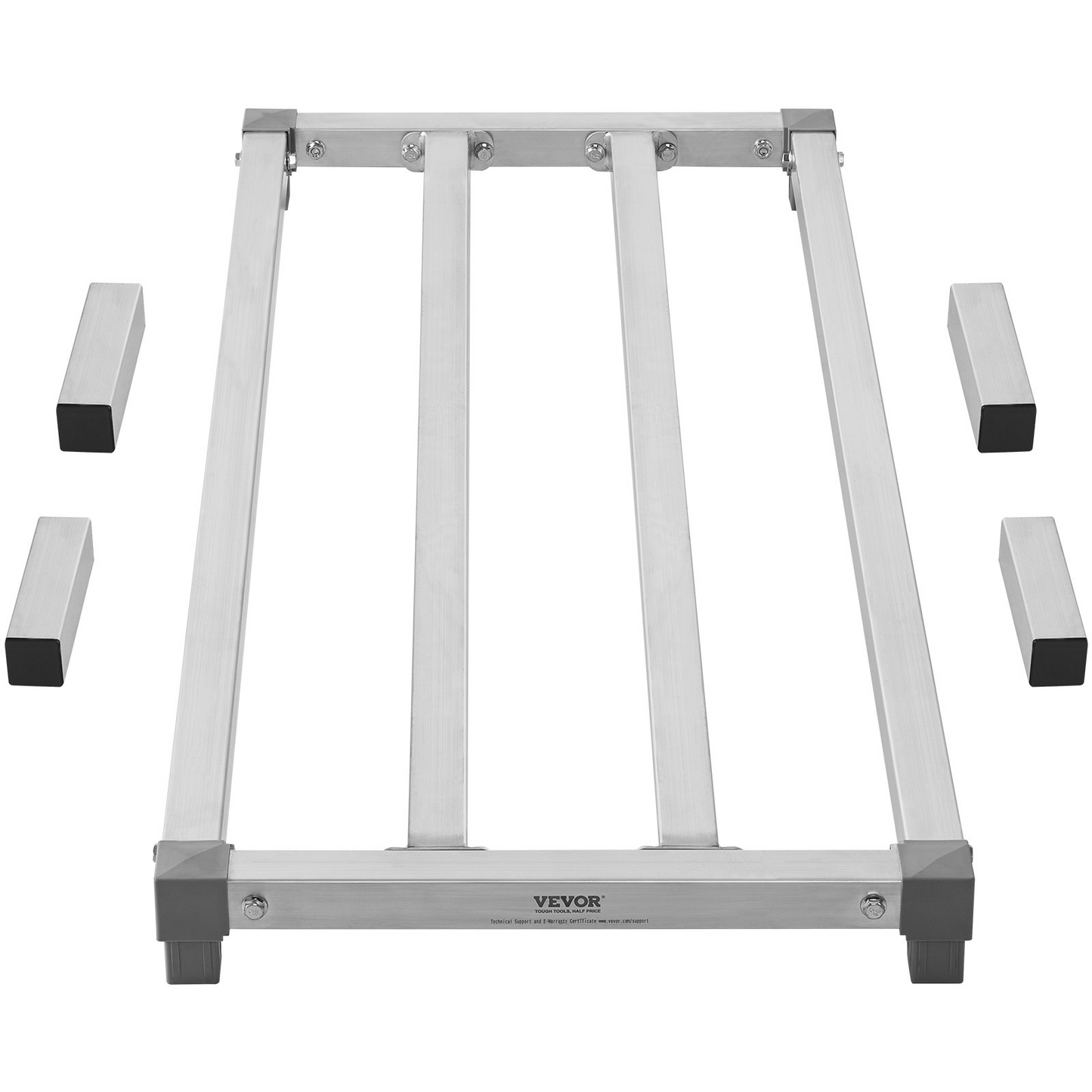 VEVOR Aluminum Dunnage Rack Stationary Dunnage Rack 48” x 20” x 8” Storage Rack
