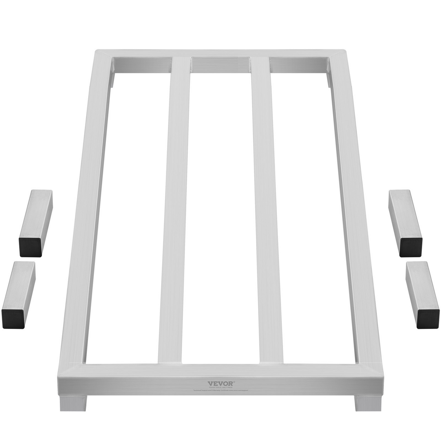 VEVOR Aluminum Dunnage Rack Stationary Dunnage Rack 48” x 20” x 8” Storage Rack