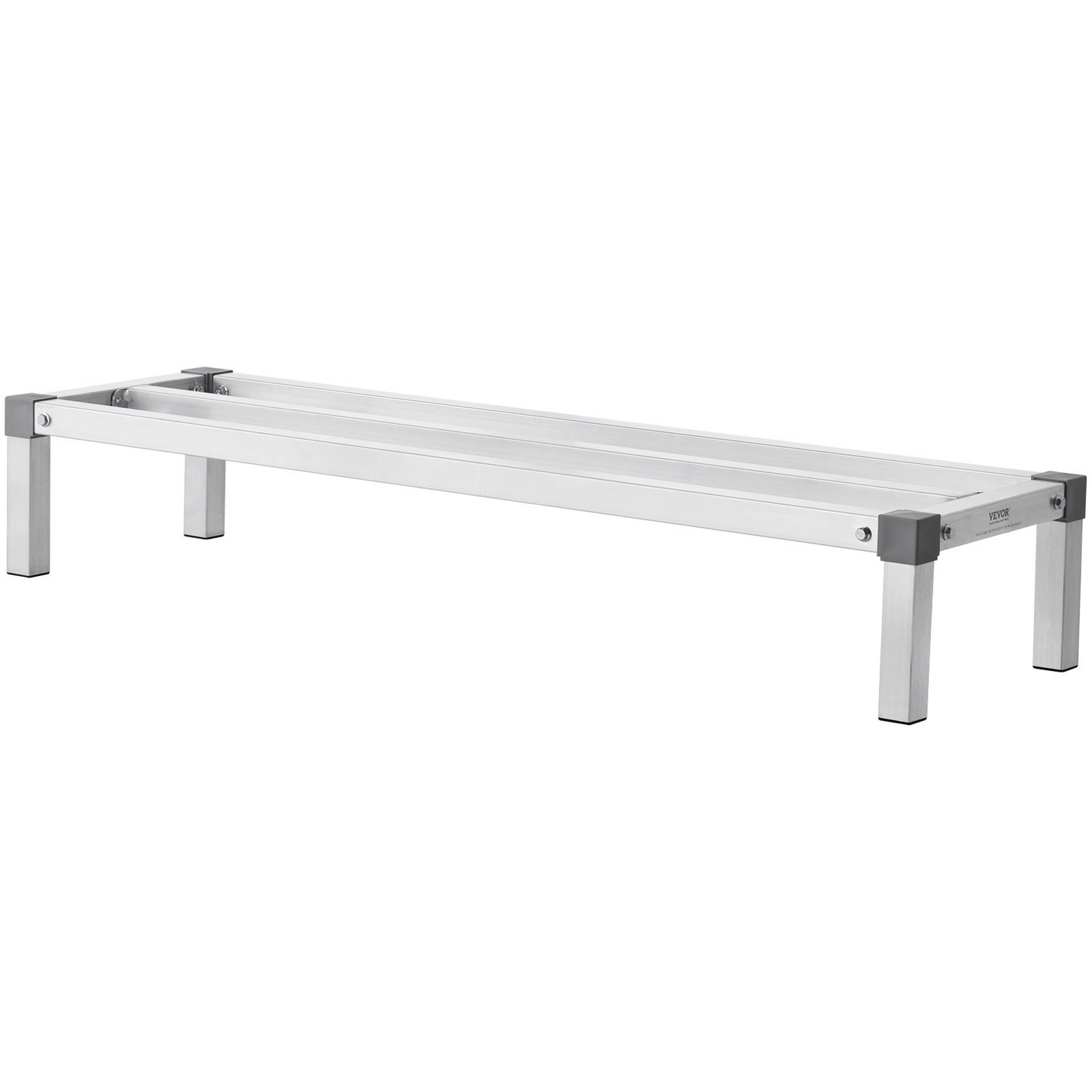 VEVOR Aluminum Dunnage Rack Stationary Dunnage Rack 48” x 14” x 8” Storage Rack