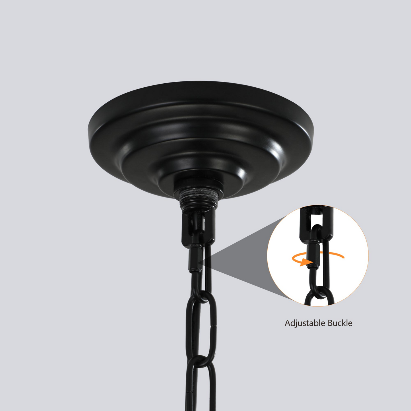 8-Lights Black & Gold Lantern Tiered Pendant Light Fixtures, Industrial Farmhouse Hanging Chandelier (No Bulbs)