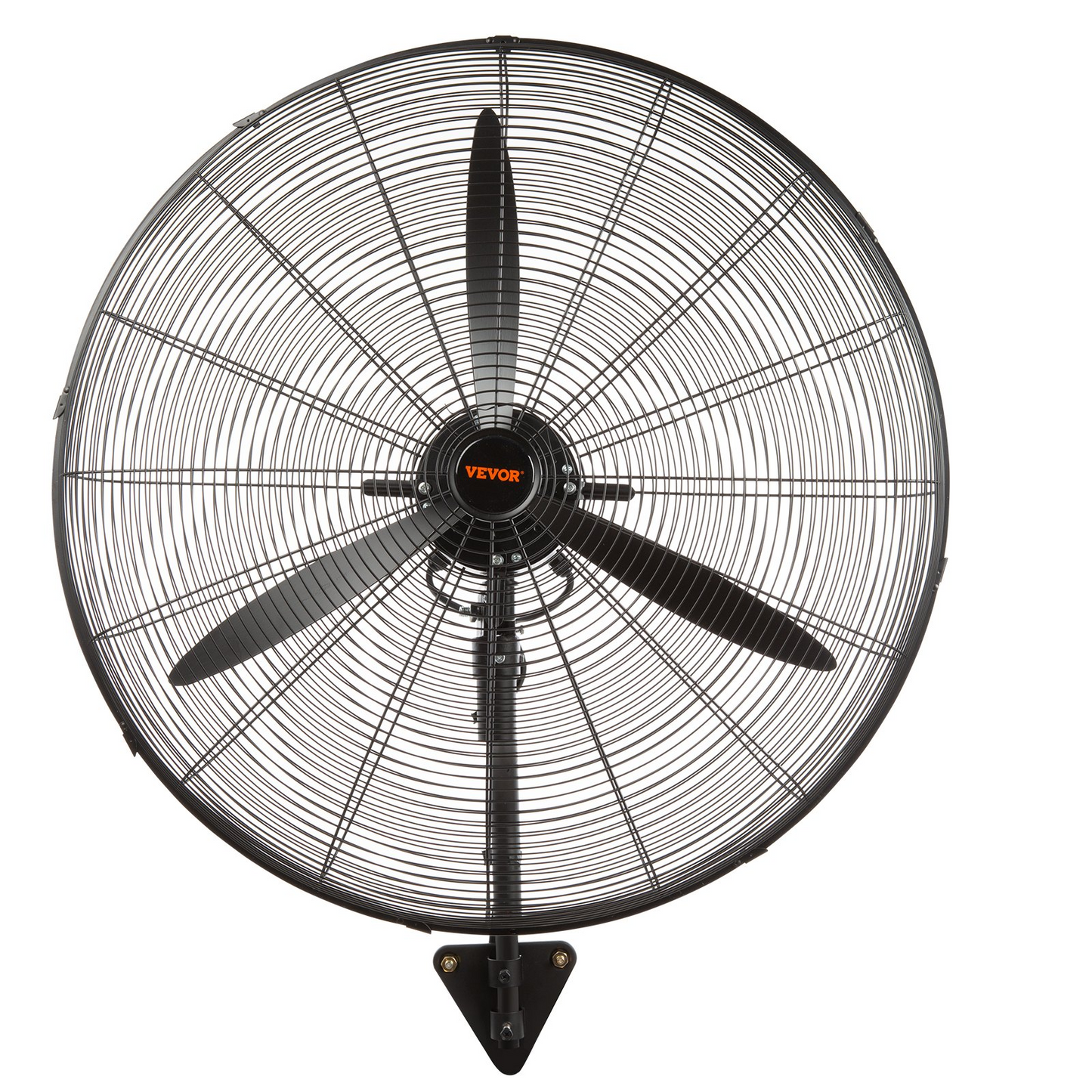 VEVOR Wall-Mount Misting Fan, 30 Inch, 3-speed High Velocity Max. 9500 CFM, Waterproof Oscillating Industrial Wall Fan, Commercial or Residential for Warehouse, Greenhouse, Workshop, Black, ETL Listed