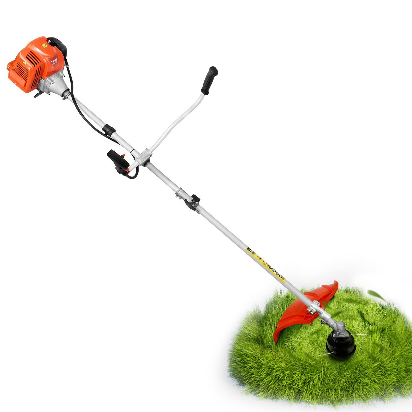 Cordless String Trimmer 16.9" 51.7CC Gas Powered Grass Trimmer