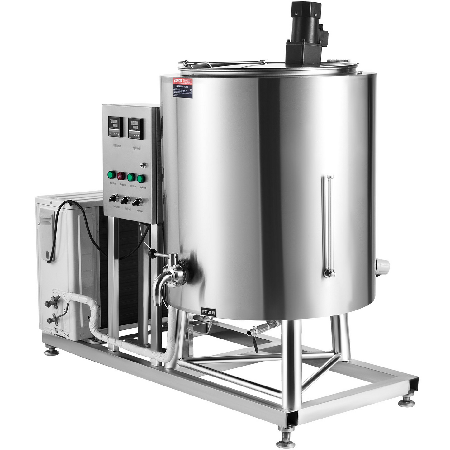 Commercial Milk Pasteurization Machine 150L Pasteurizer for Milk Sterilization