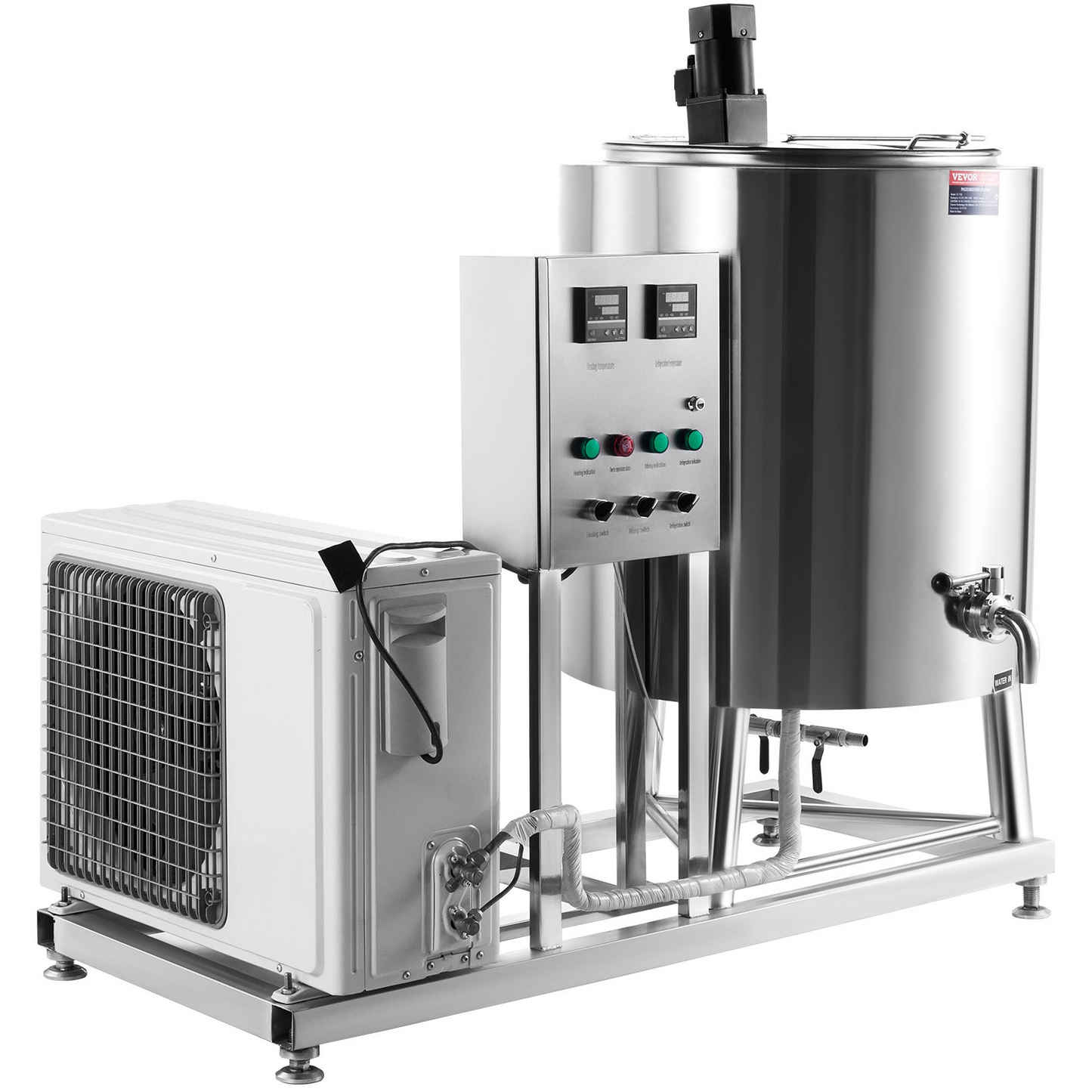 Commercial Milk Pasteurization Machine 150L Pasteurizer for Milk Sterilization
